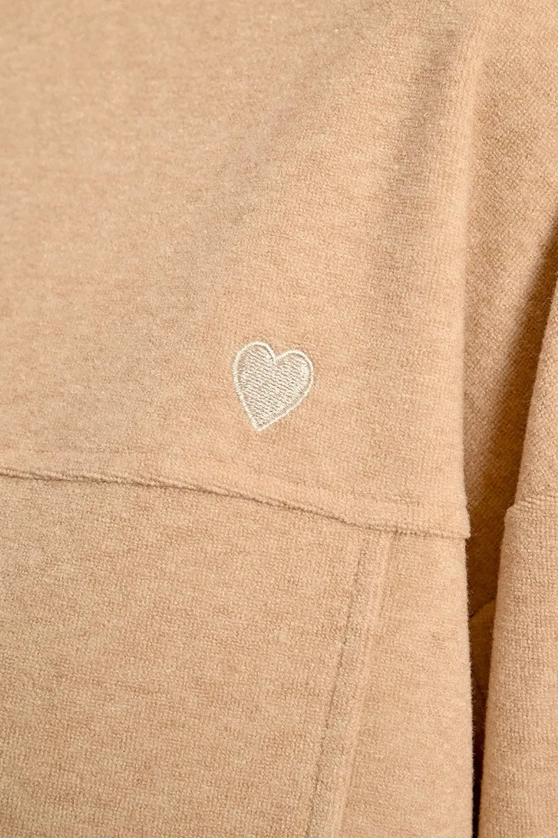 OVERSIZED CROPPED SWEATSHIRT