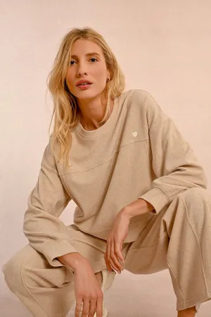 OVERSIZED CROPPED SWEATSHIRT