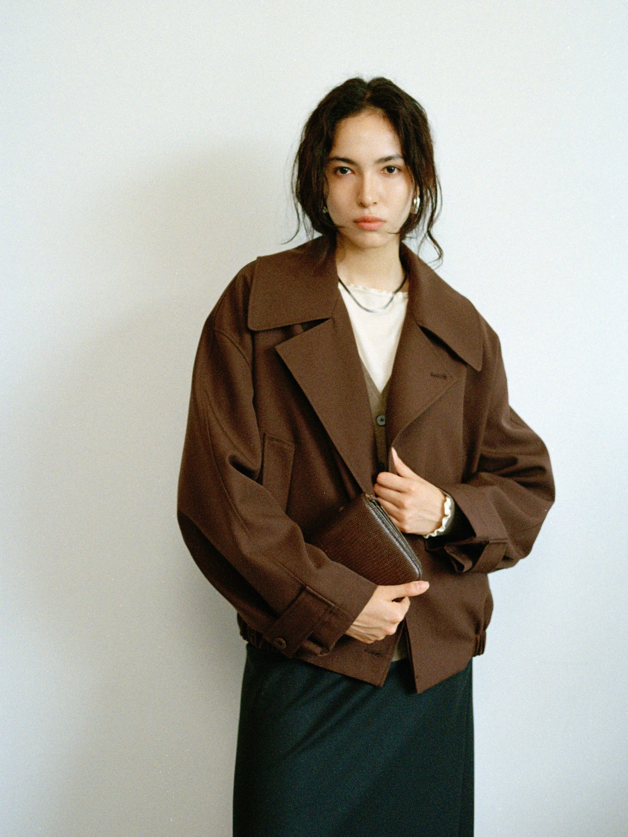 Oversized Double-Breasted Jacket