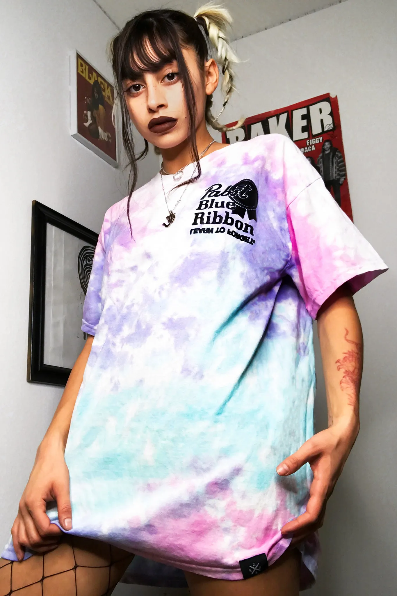 Pabst Vintage Logo Tie Dye Tee