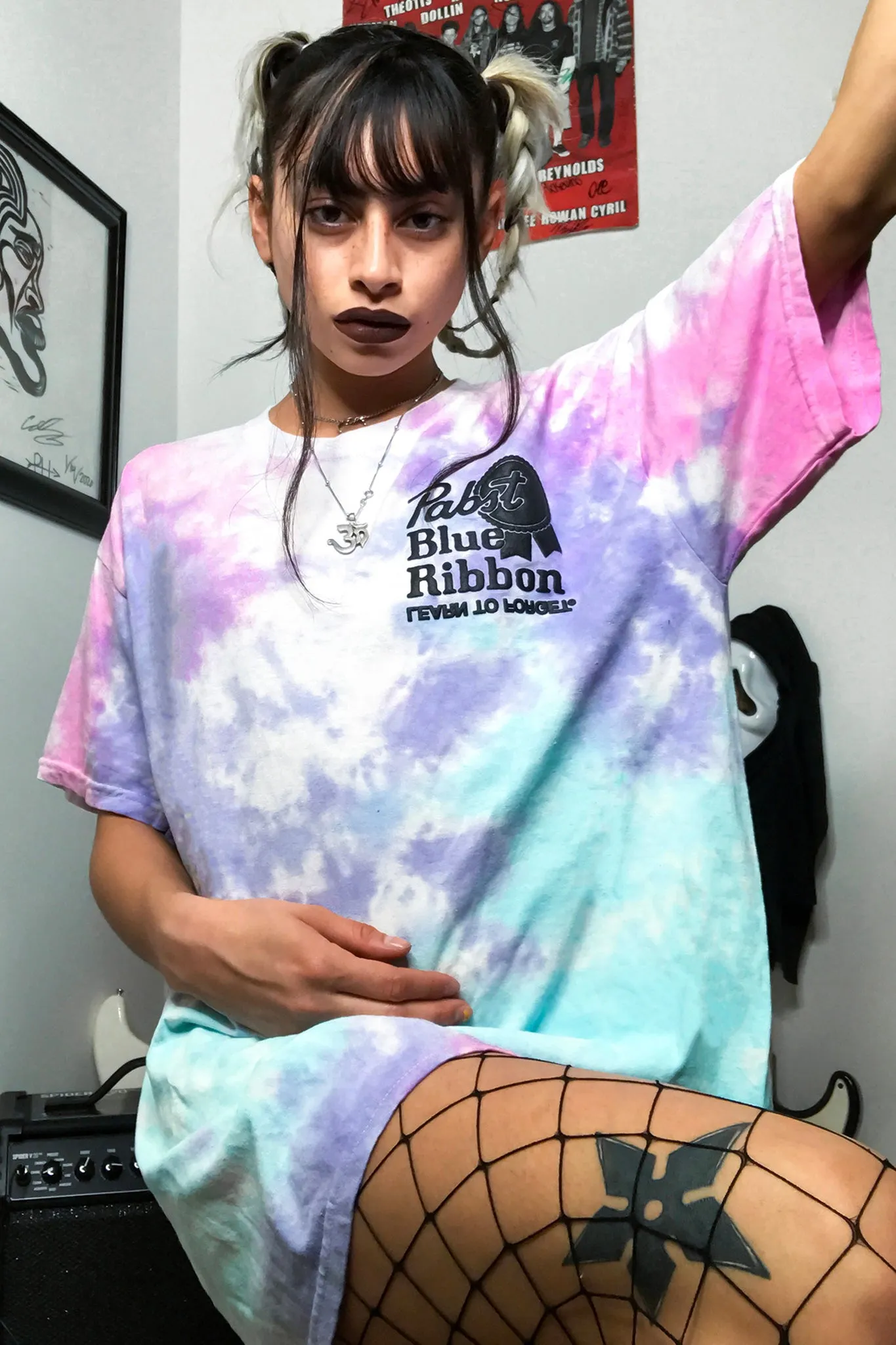 Pabst Vintage Logo Tie Dye Tee