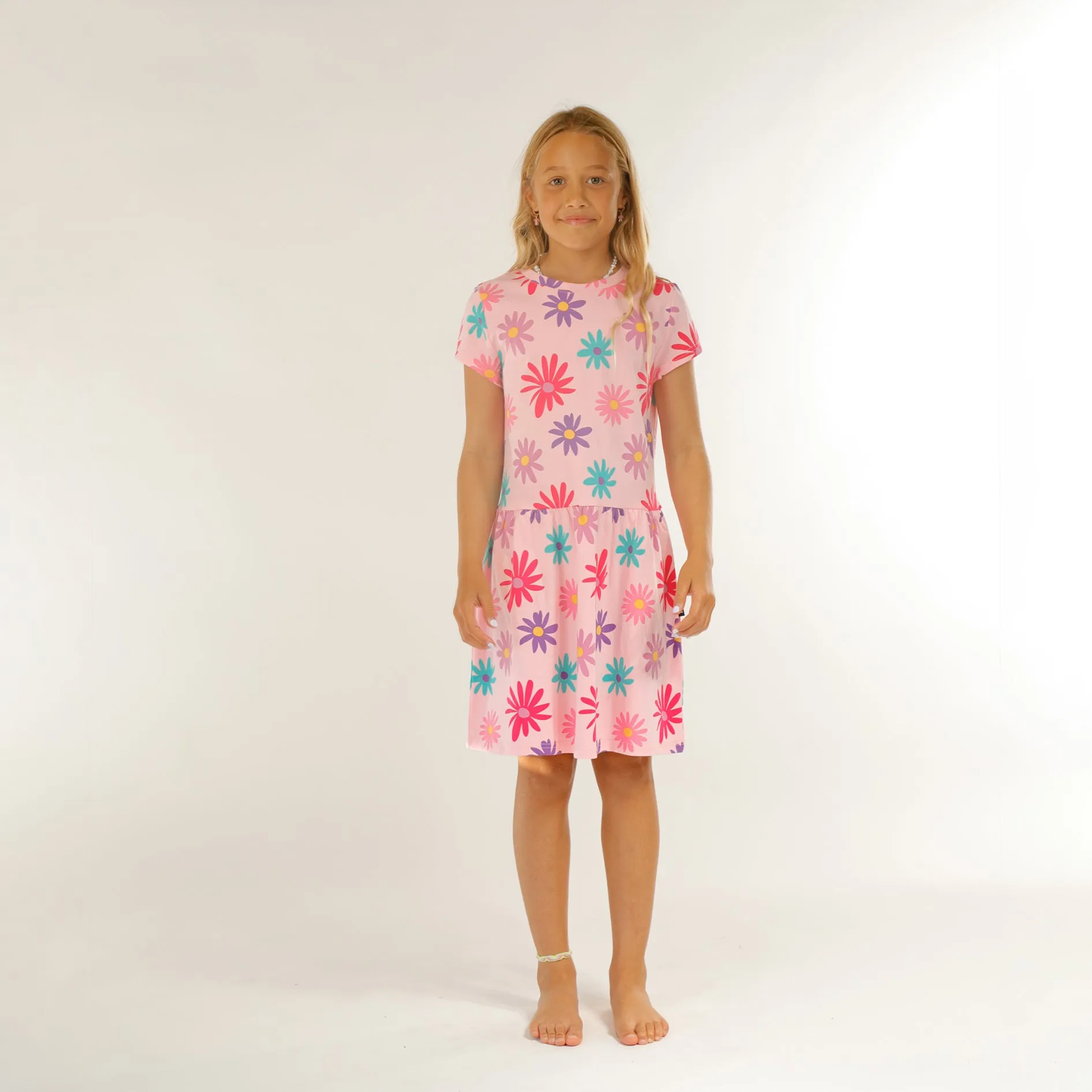 Palma Dress - Pink Flower