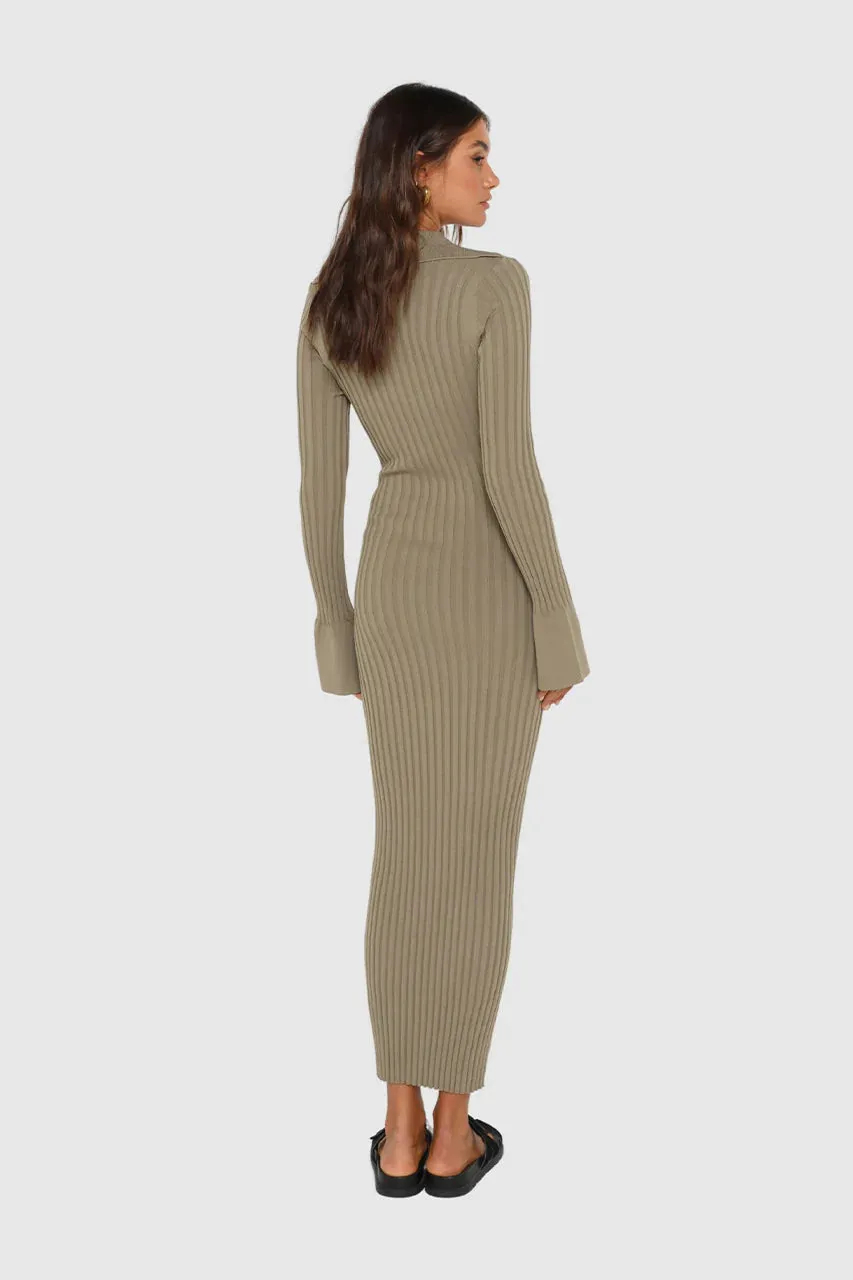 Parker Knit Dress Sage