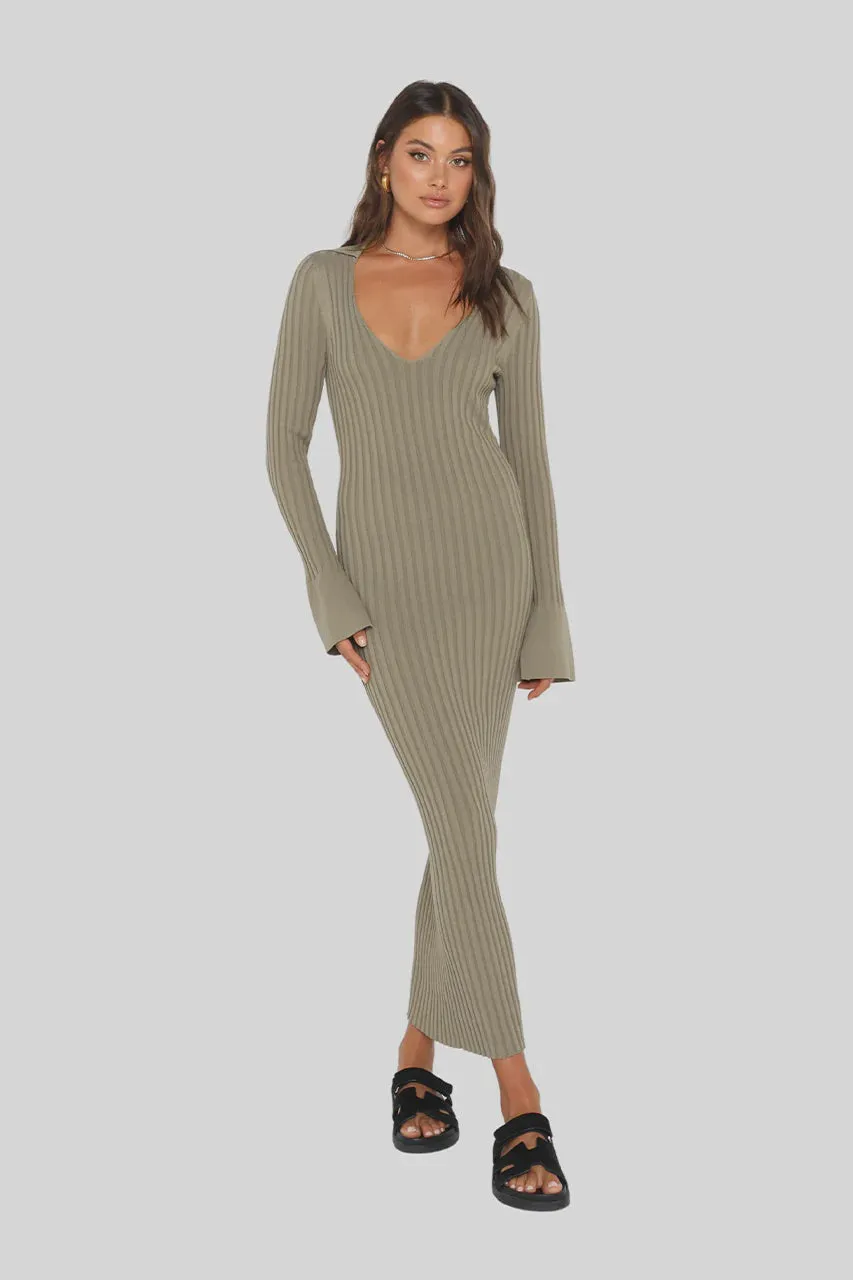 Parker Knit Dress Sage