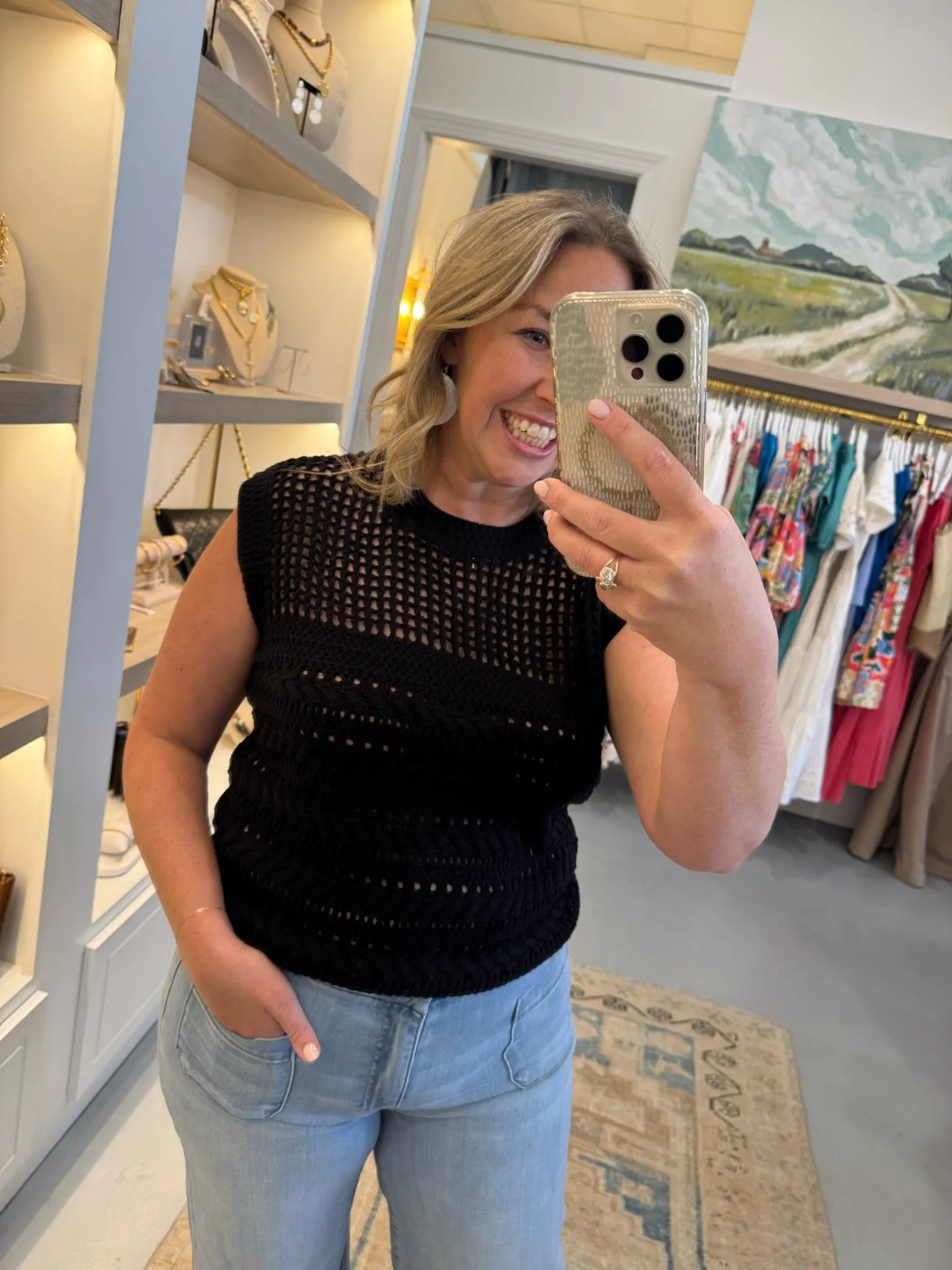 Paulo Knit Top | Black
