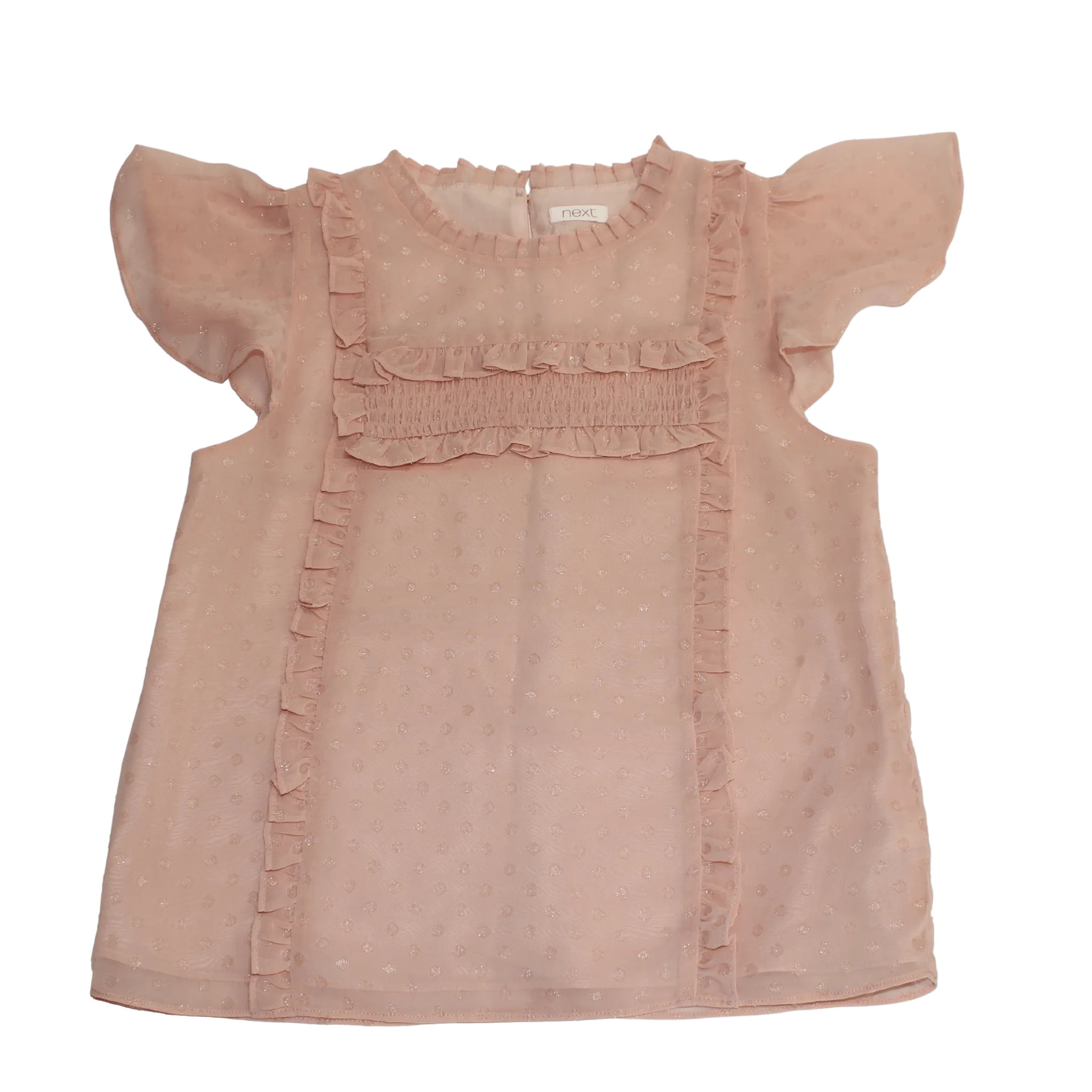 Pink Sparkle Dot Top