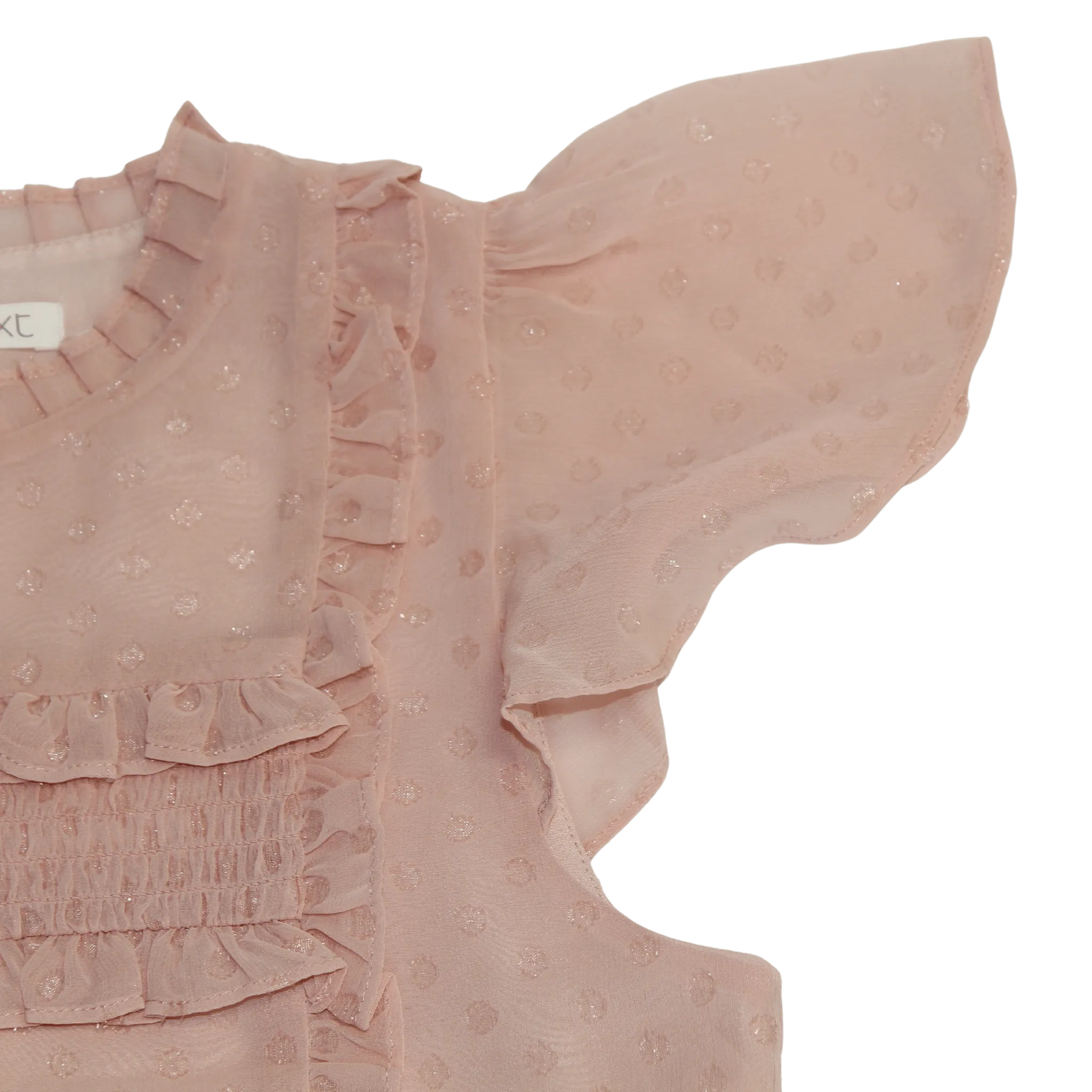 Pink Sparkle Dot Top