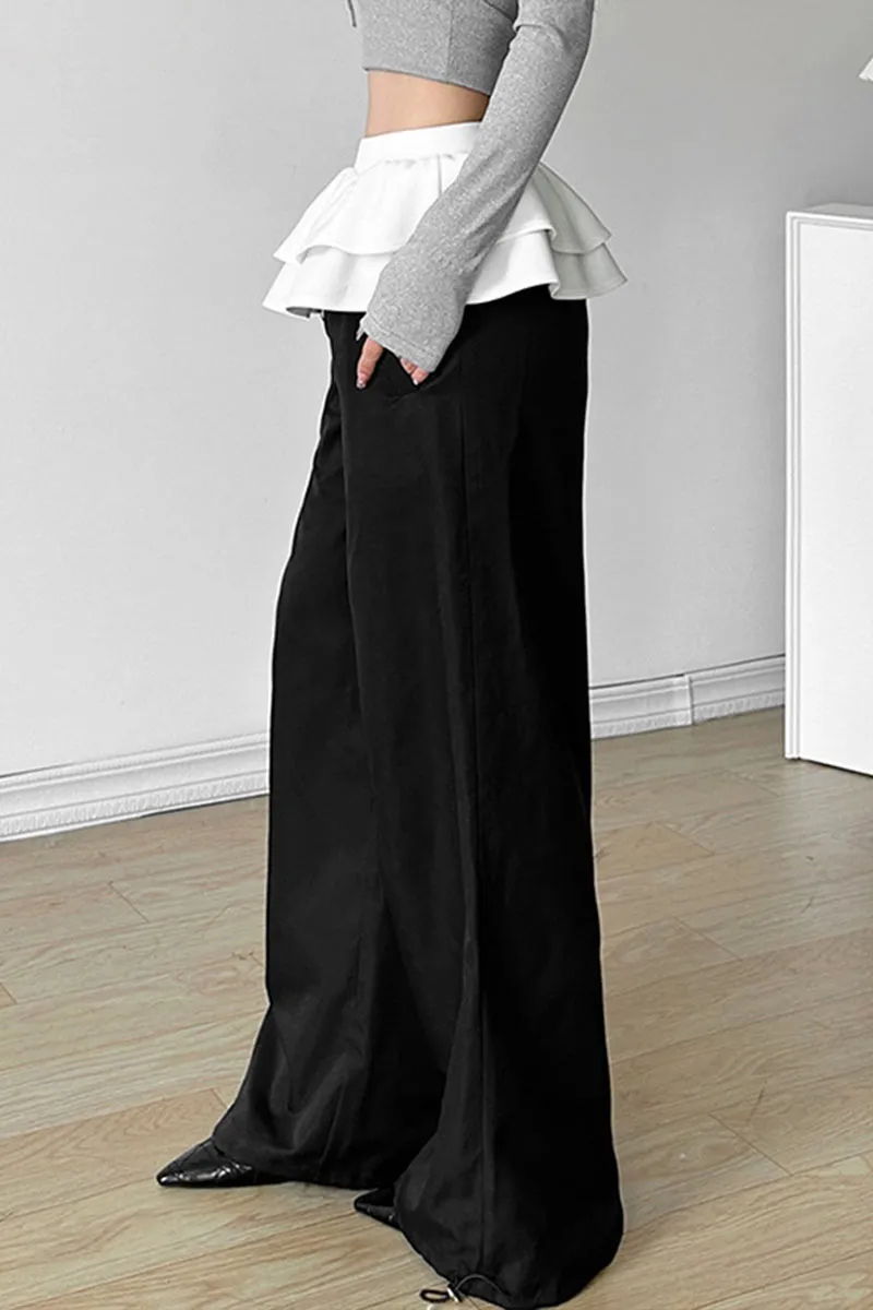 PK0140 Ruffle Fashion Long Pants