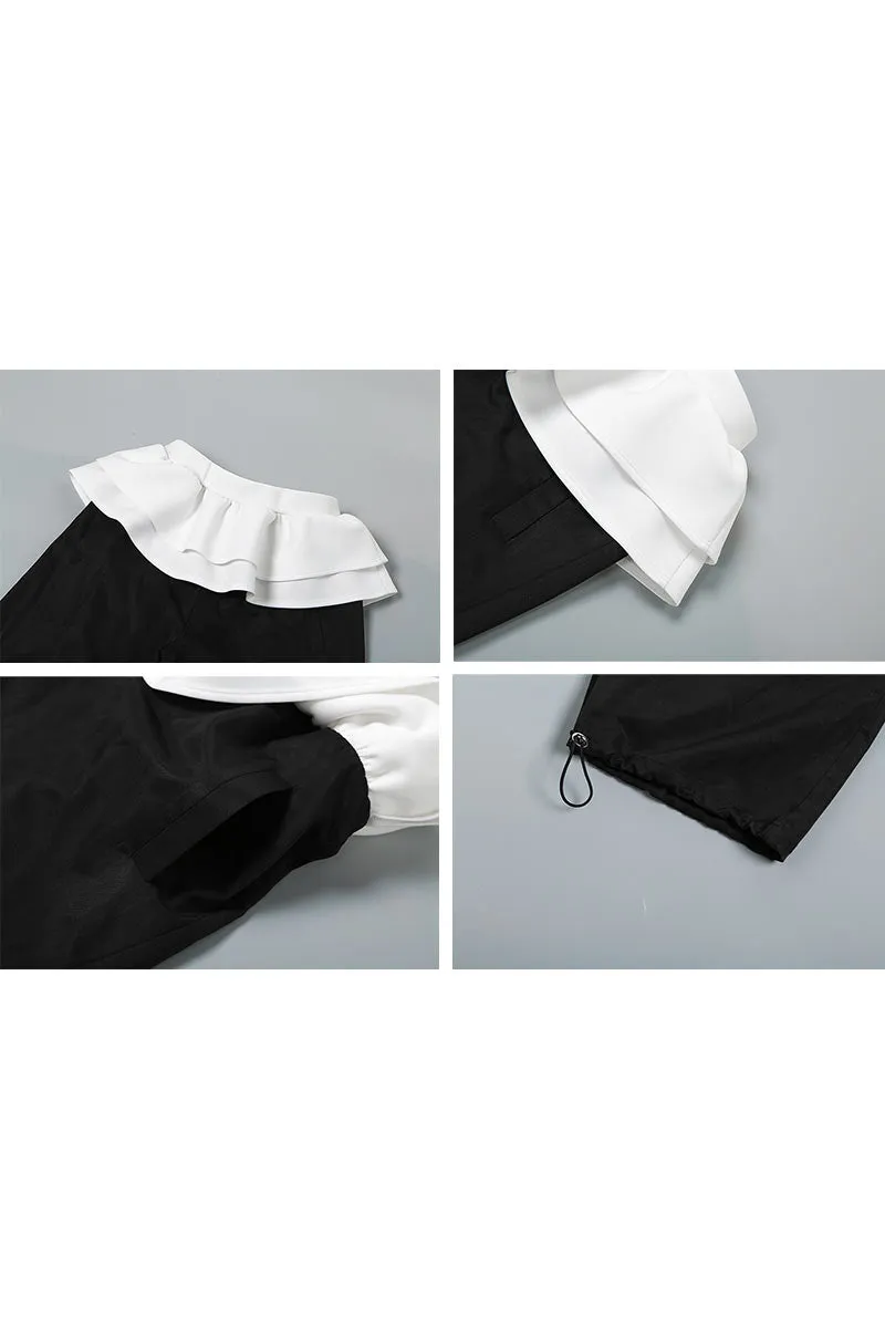 PK0140 Ruffle Fashion Long Pants