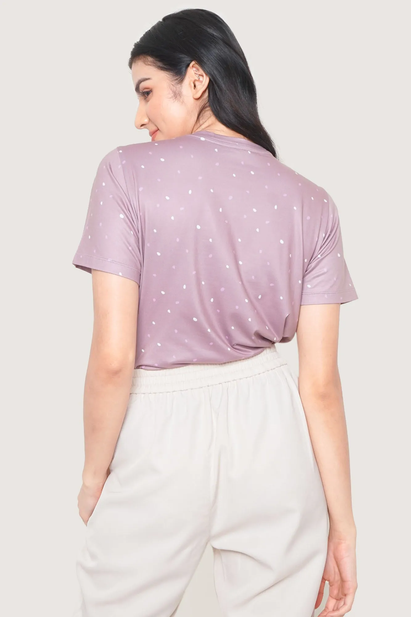 Polka Dot All Over Print Smooth Tee