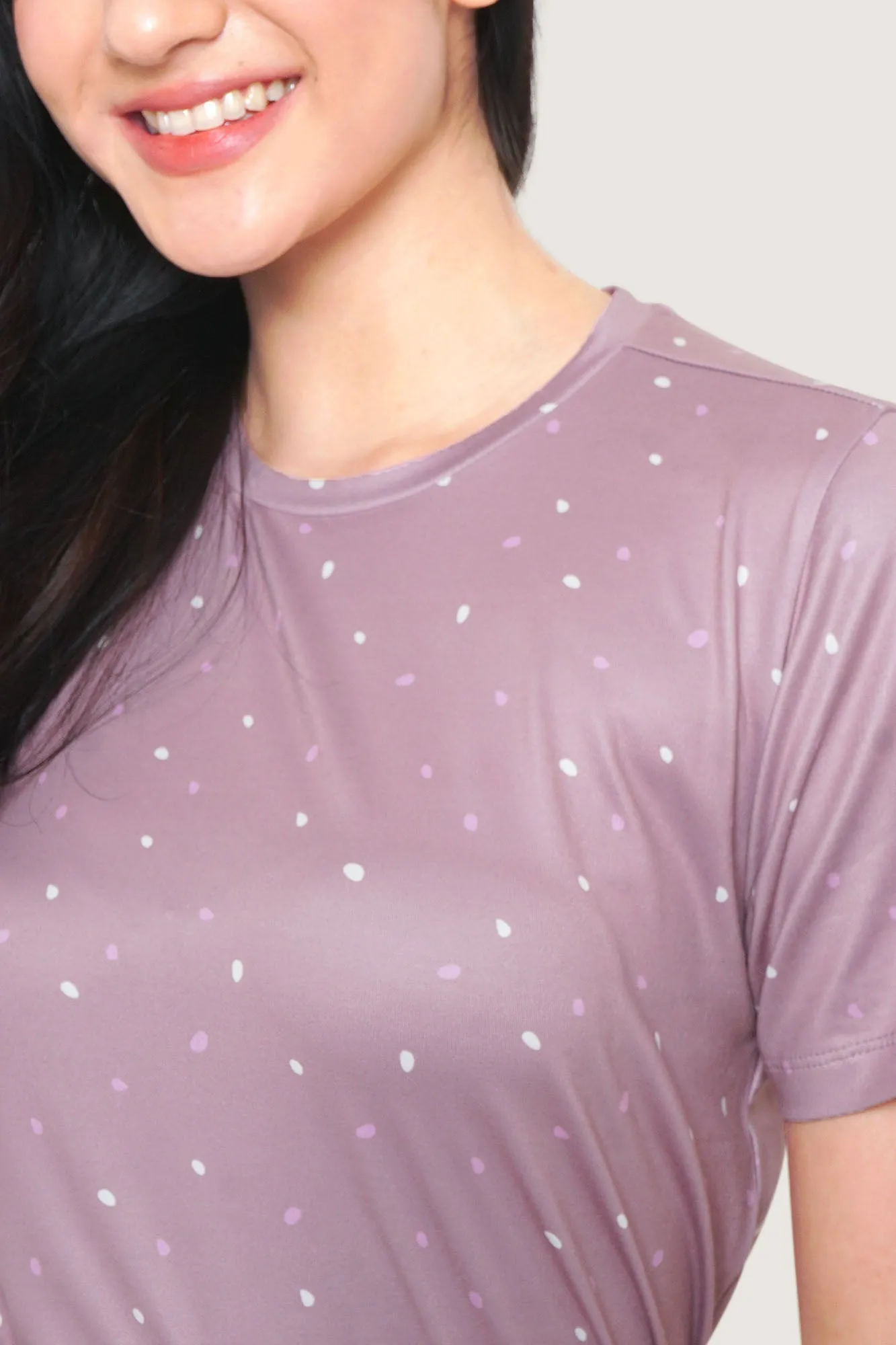 Polka Dot All Over Print Smooth Tee