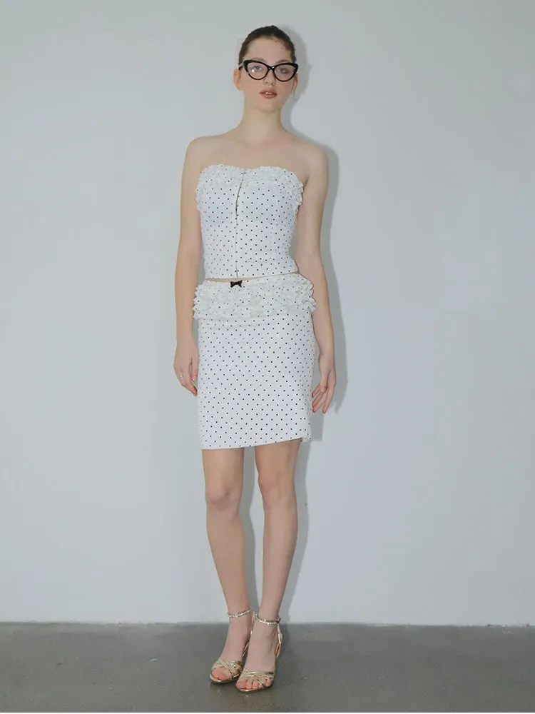 Polka Dot Bandeau / Skirt
