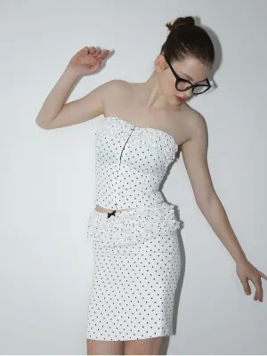 Polka Dot Bandeau / Skirt