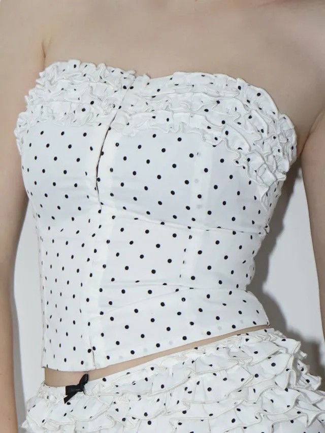 Polka Dot Bandeau / Skirt