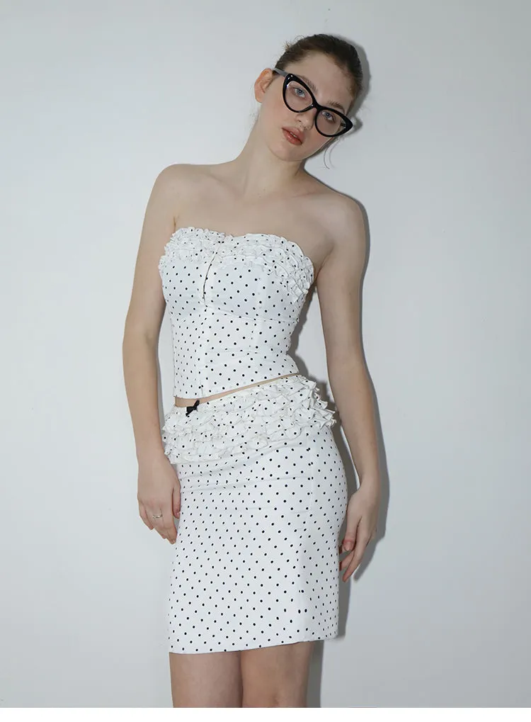 Polka Dot Bandeau / Skirt