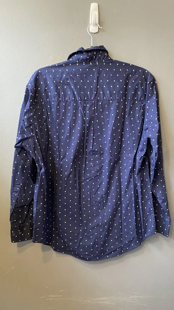 Polka Dot Big Shirt Button Up