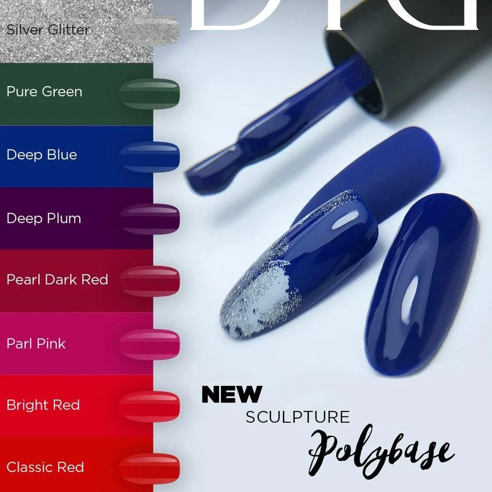 Polybase "Didier Lab", Silver Glitter, 10ml