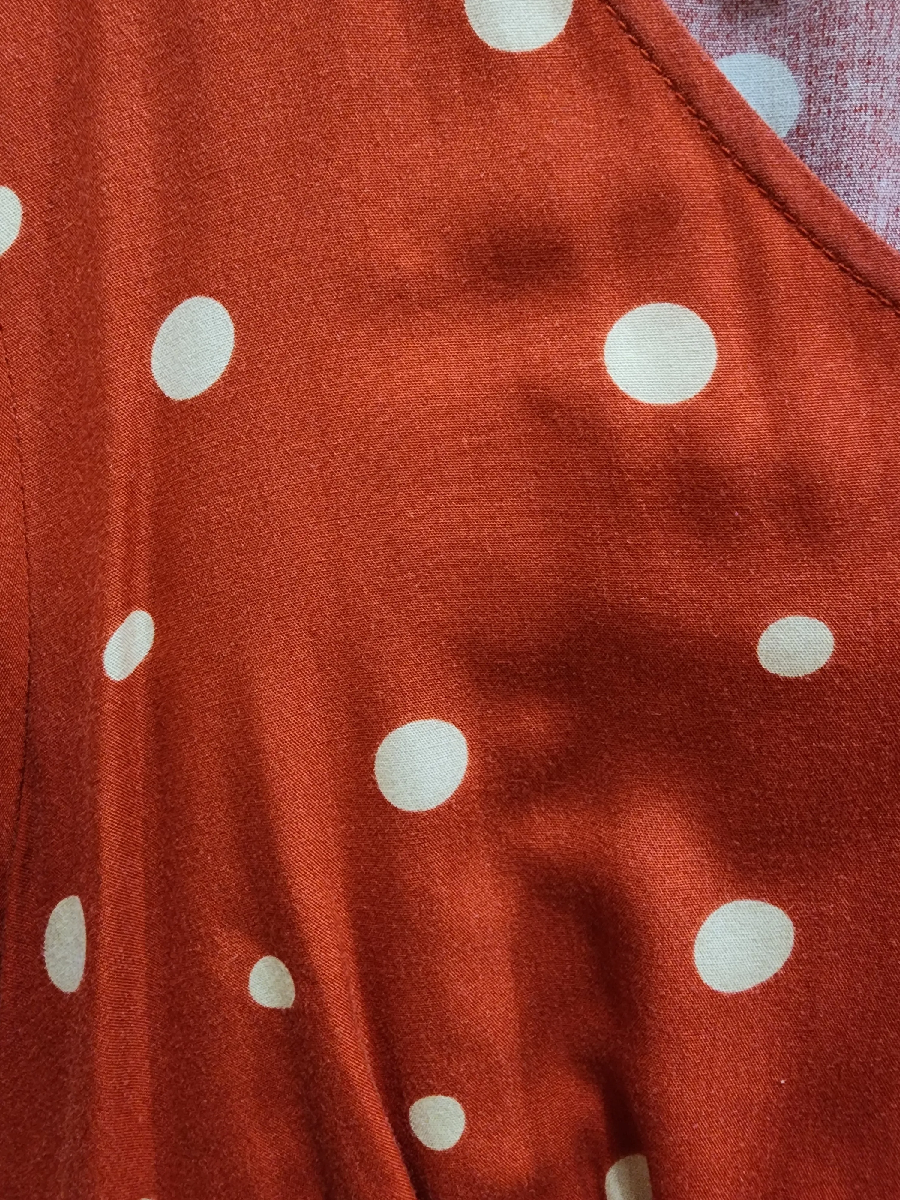 Princess Highway red polka dot top size 12