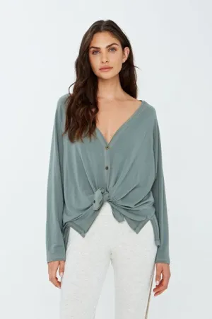 PROJECT SOCIAL T Keara Tie Front Cardi