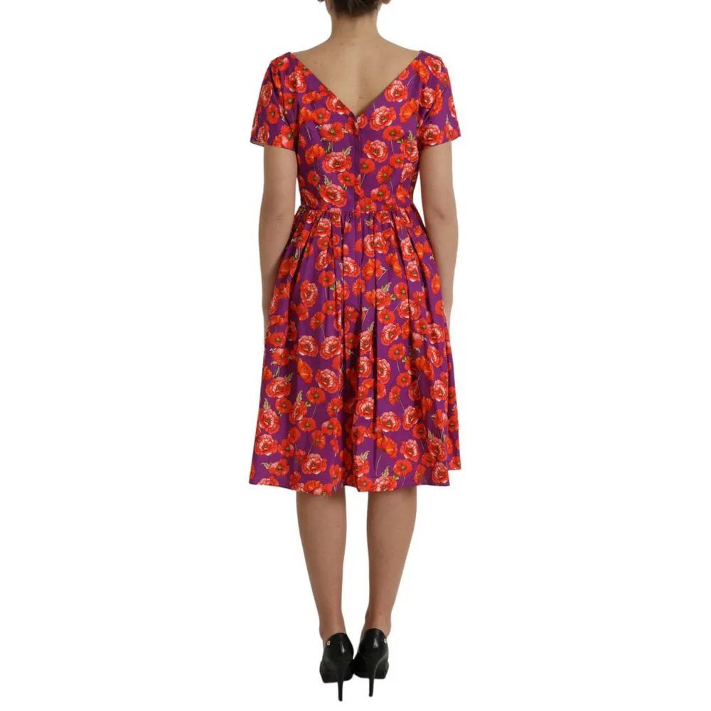 Purple Cotton Dress