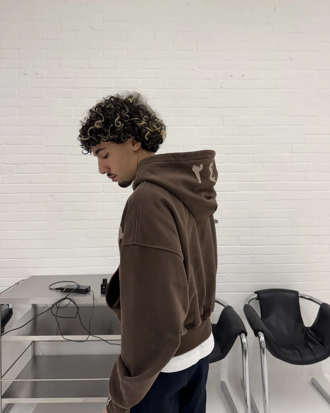 QAHWA PATCHWORK ZIP UP