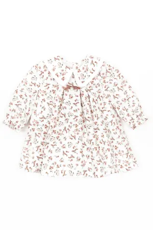 "Rosalie" Dusky Pink Floral Dress