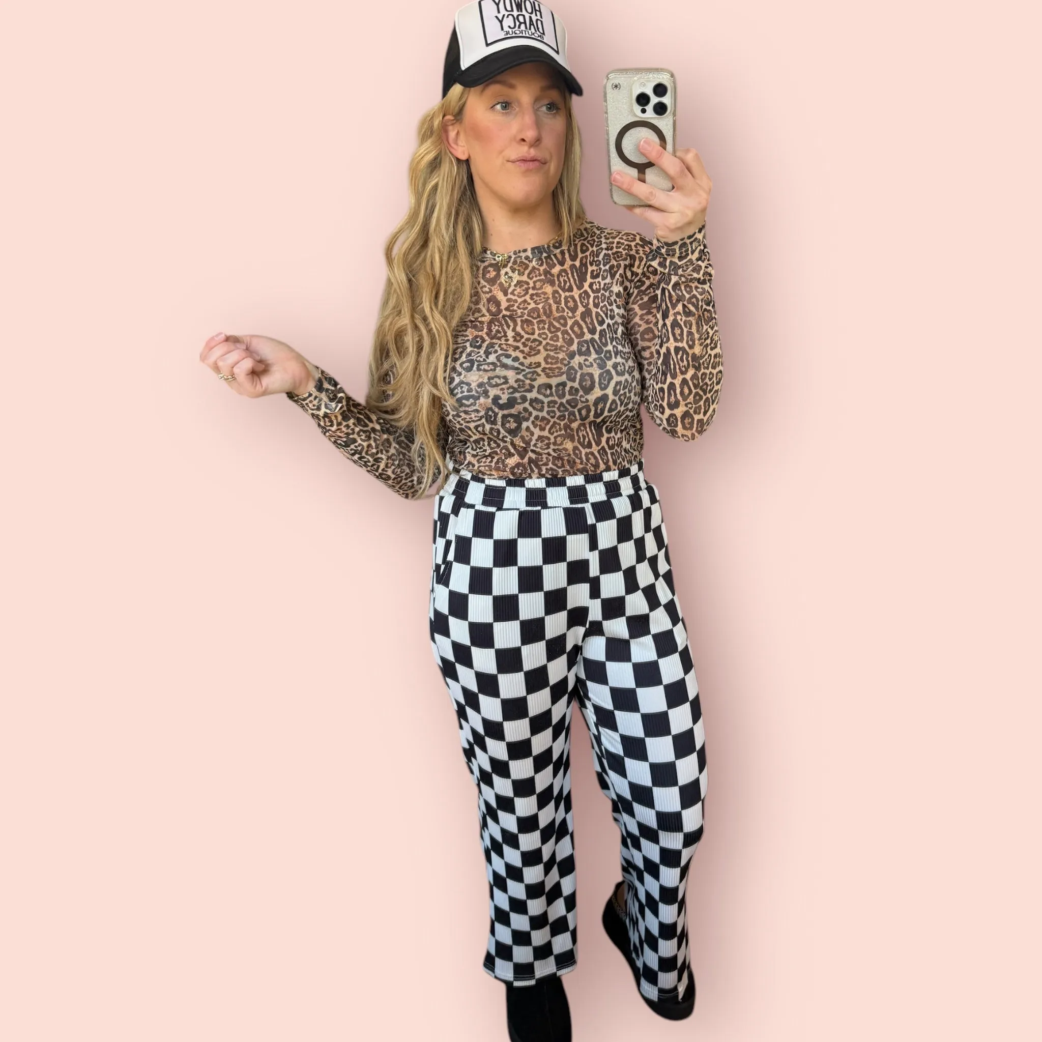 Racing Ready Tunic Top and Flared Pants Set