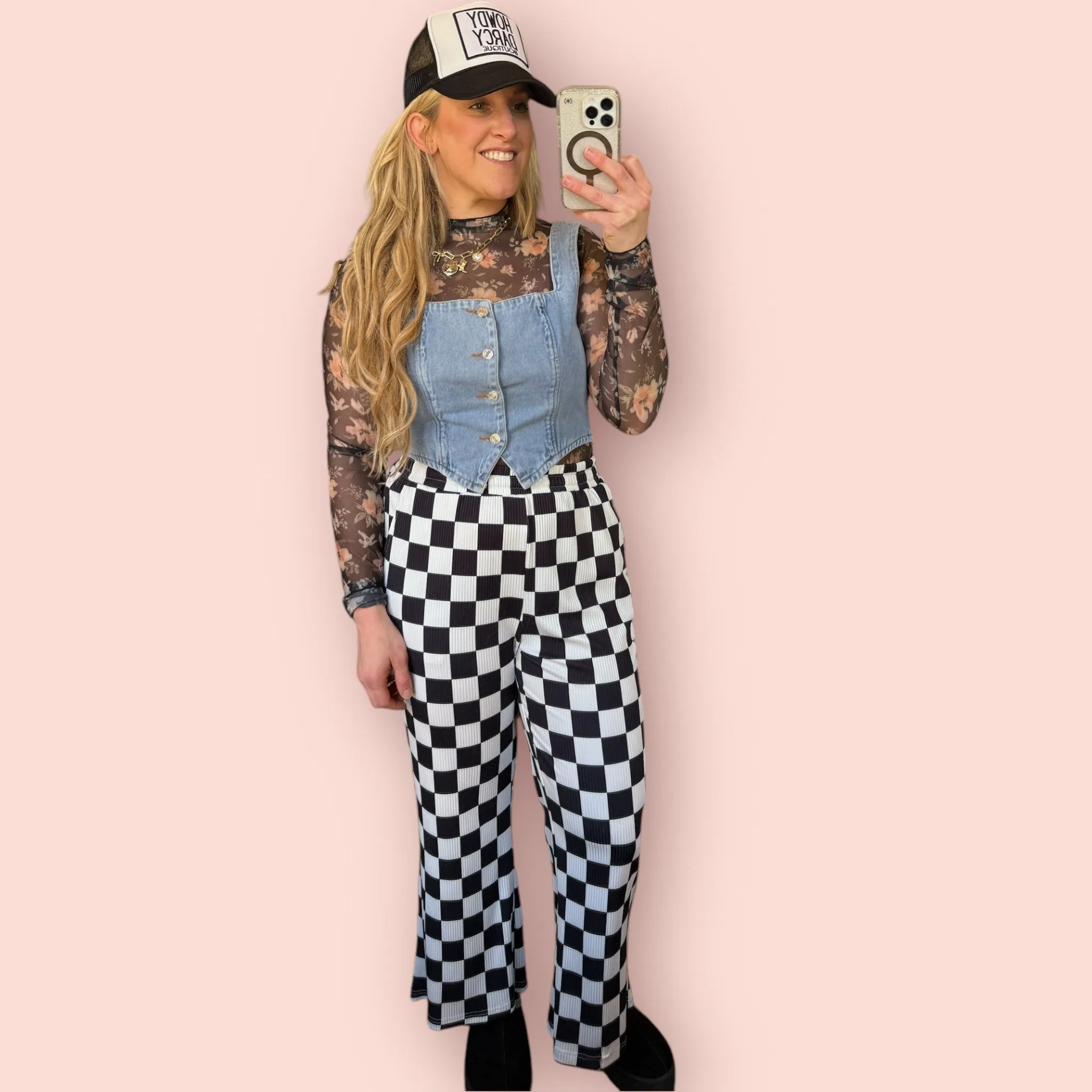 Racing Ready Tunic Top and Flared Pants Set