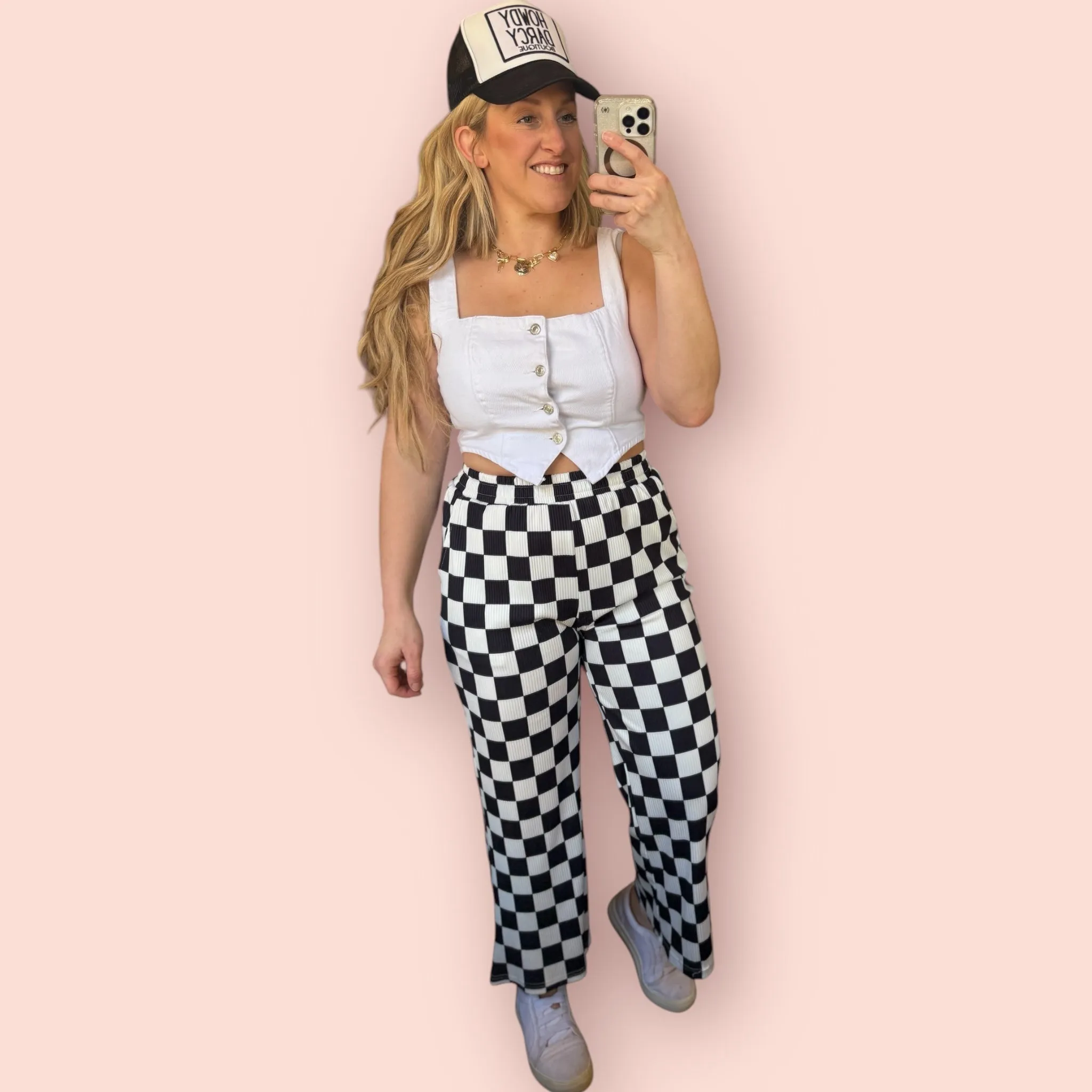 Racing Ready Tunic Top and Flared Pants Set