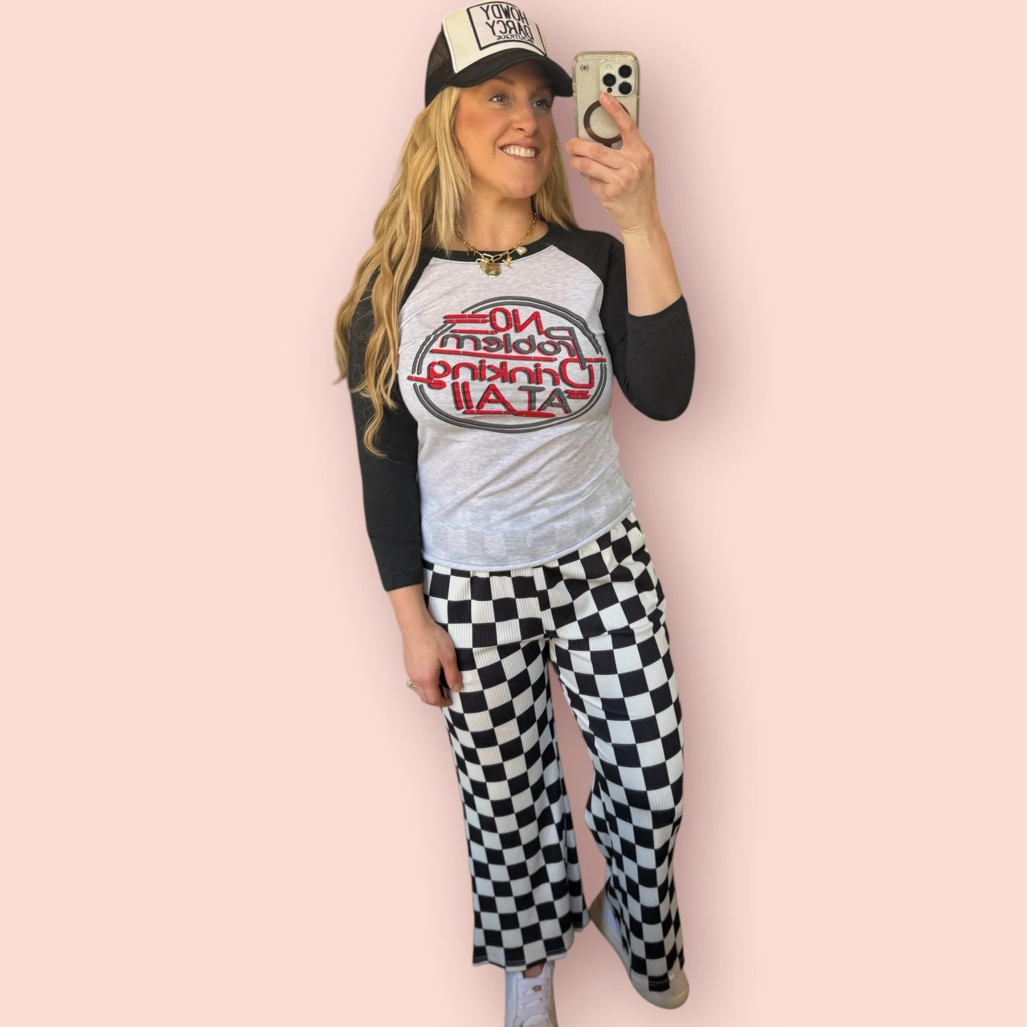 Racing Ready Tunic Top and Flared Pants Set