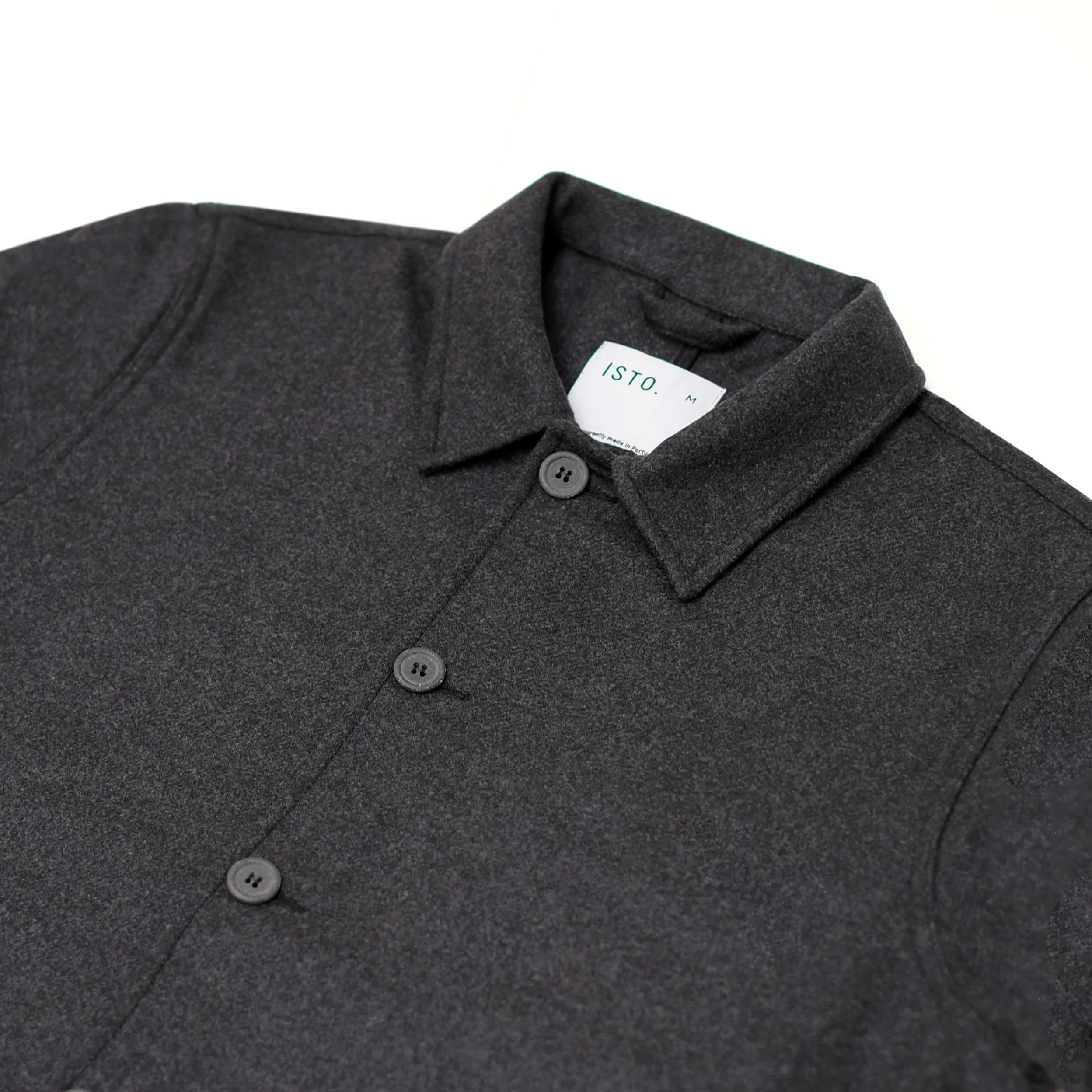 RECYCLED WOOL WORK JACKET
