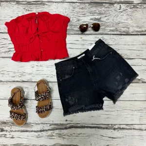 Red Bow Tube Top