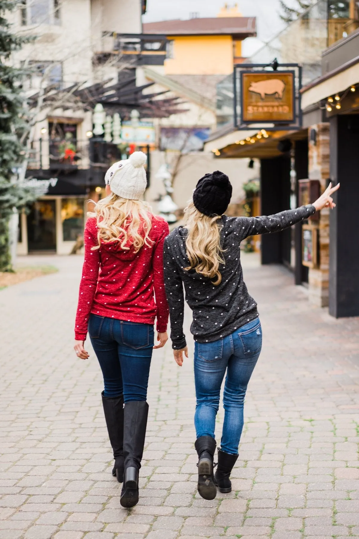 Reindeer Sequin Hoodie - Charcoal