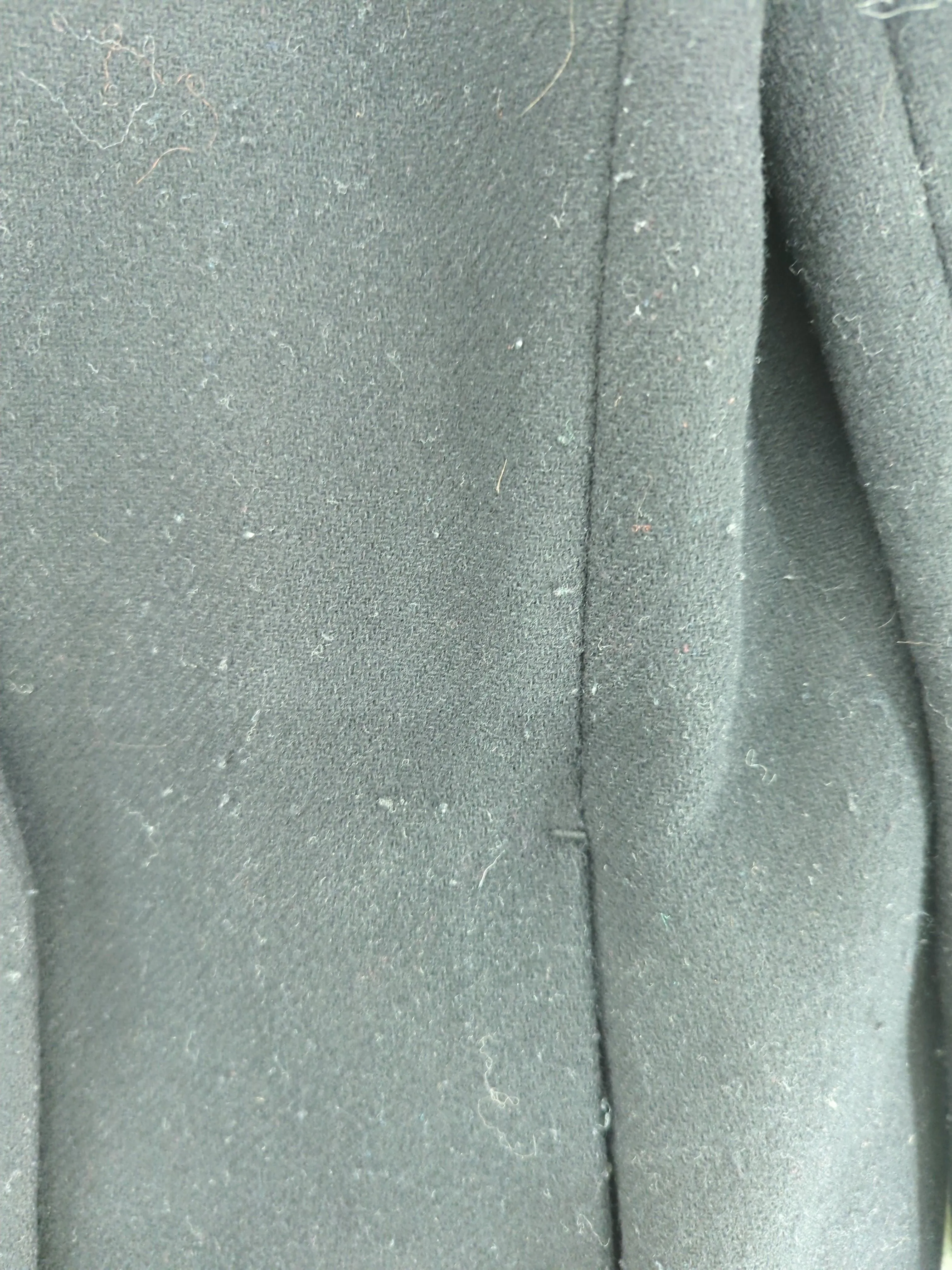 Reiss Women's Coat UK 14 Black Wool with Nylon, Other, Polyester, Viscose