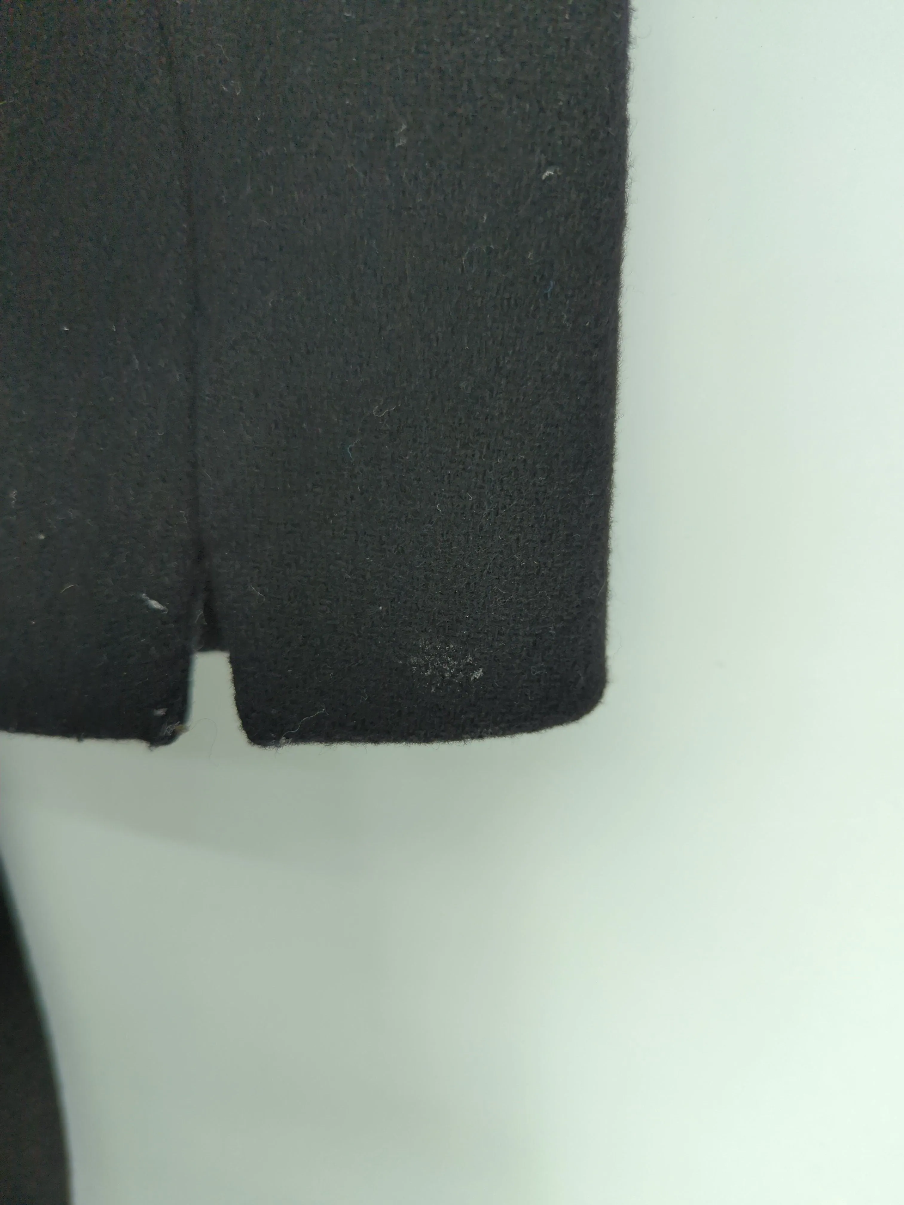 Reiss Women's Coat UK 14 Black Wool with Nylon, Other, Polyester, Viscose