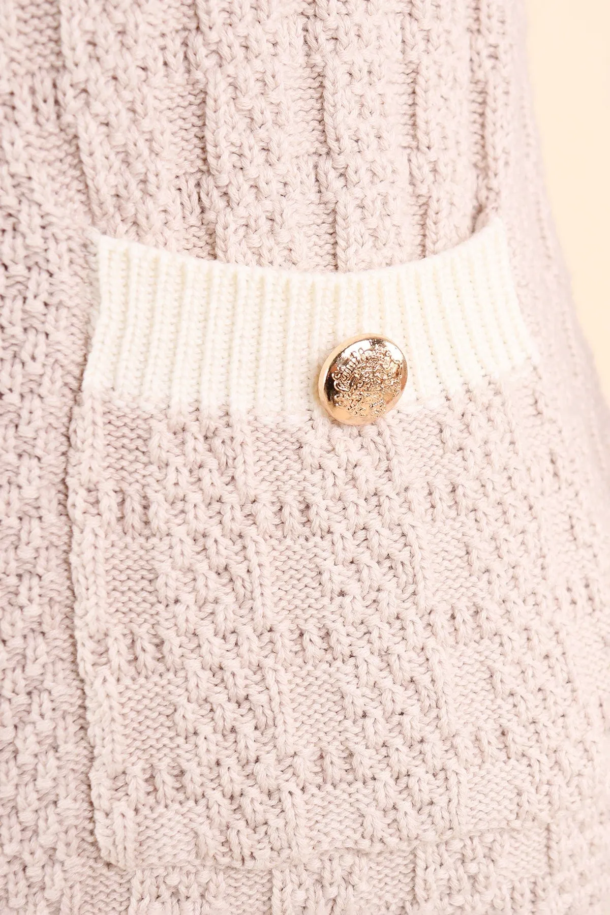 RESTOCKED** MEAGAN KNIT DRESS IN ECRU
