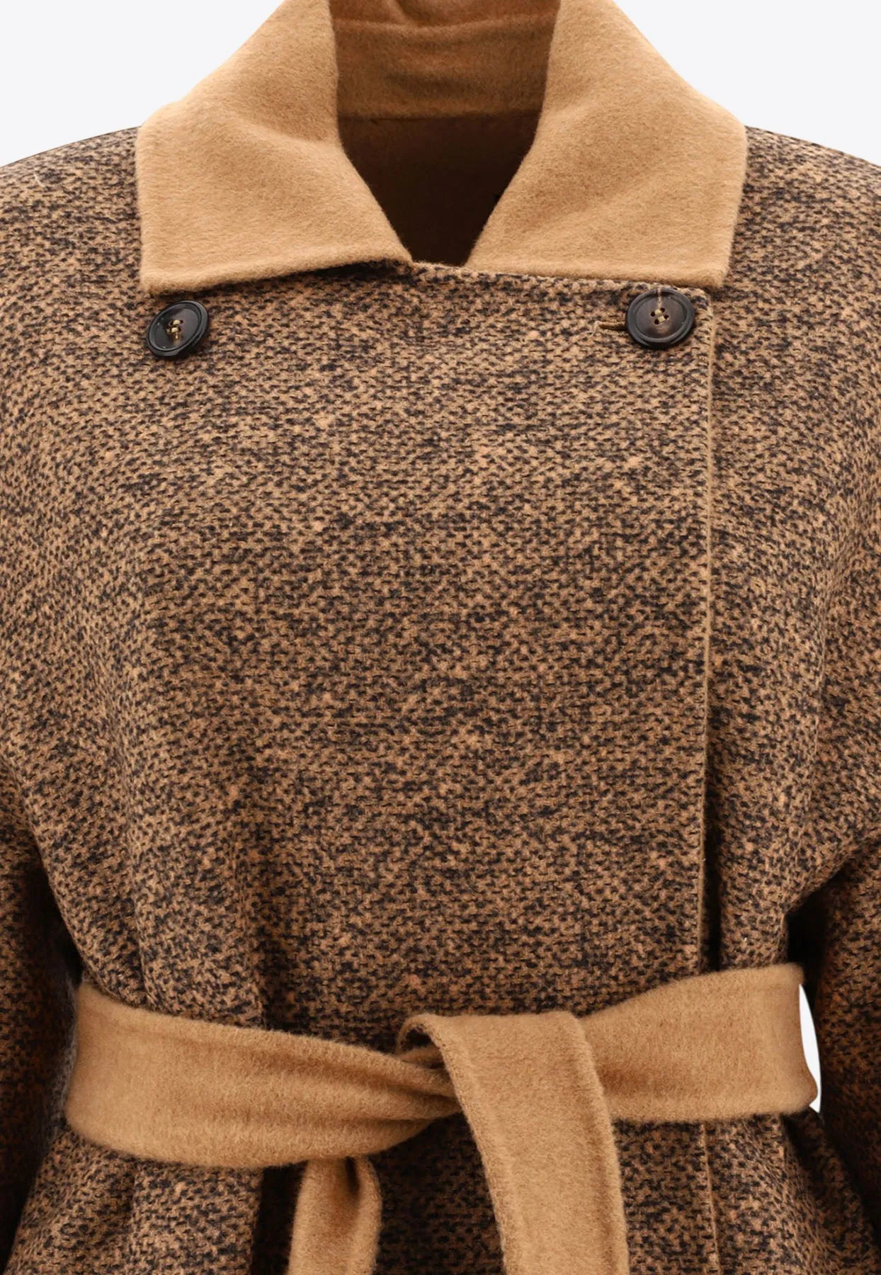 Reversible Camel and Wool Coat