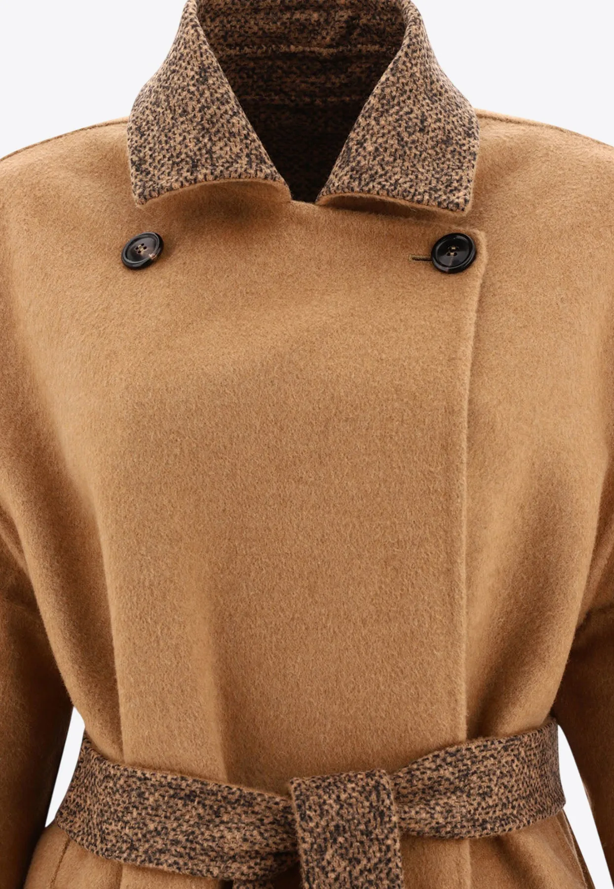 Reversible Camel and Wool Coat