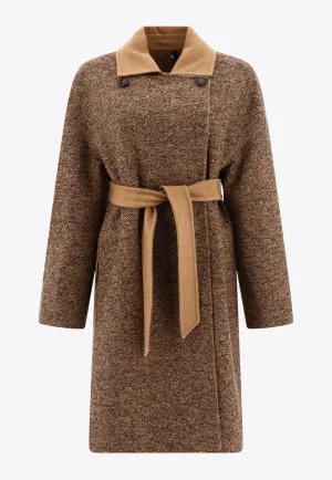 Reversible Camel and Wool Coat