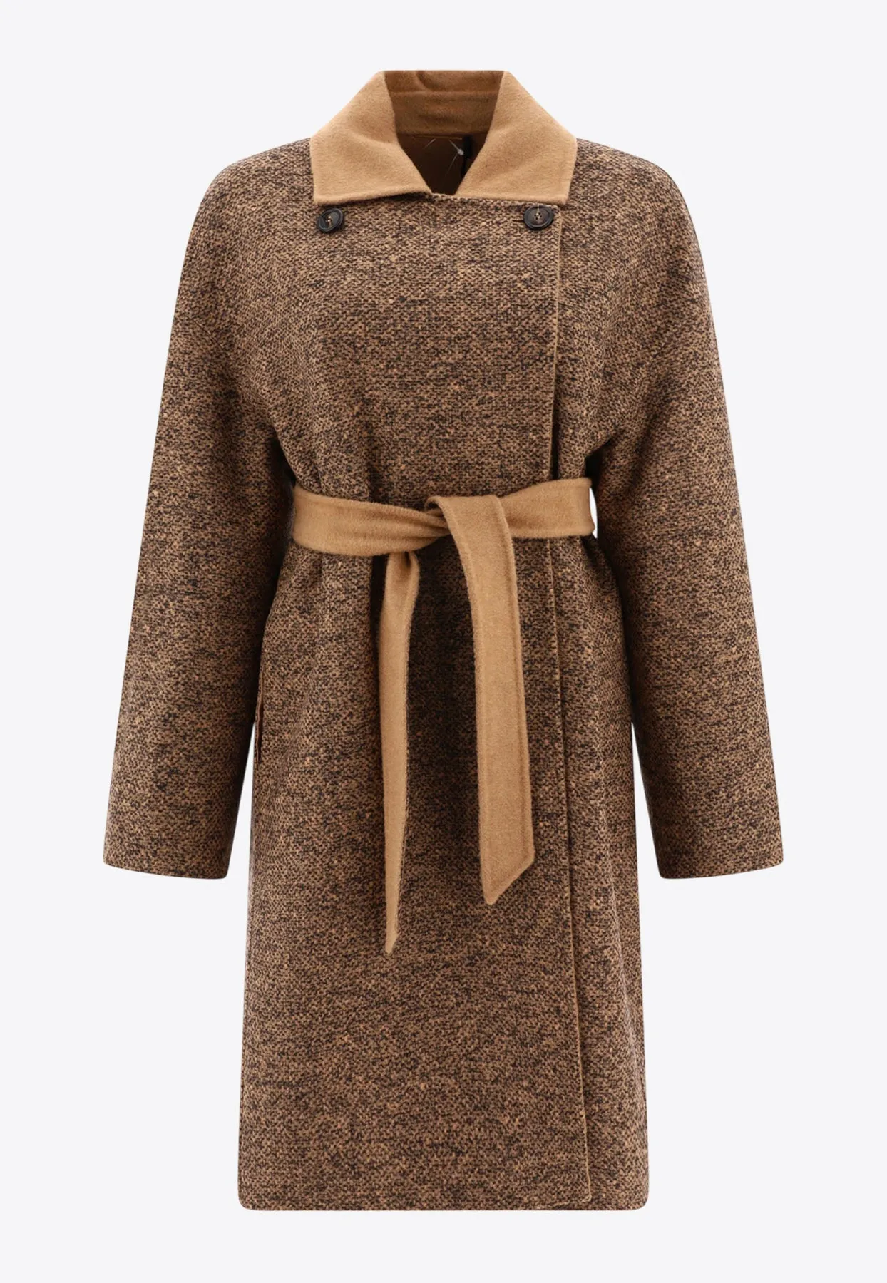 Reversible Camel and Wool Coat