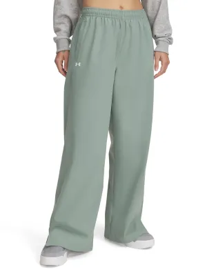 Rival Wide Leg Pants - Silica Green/White