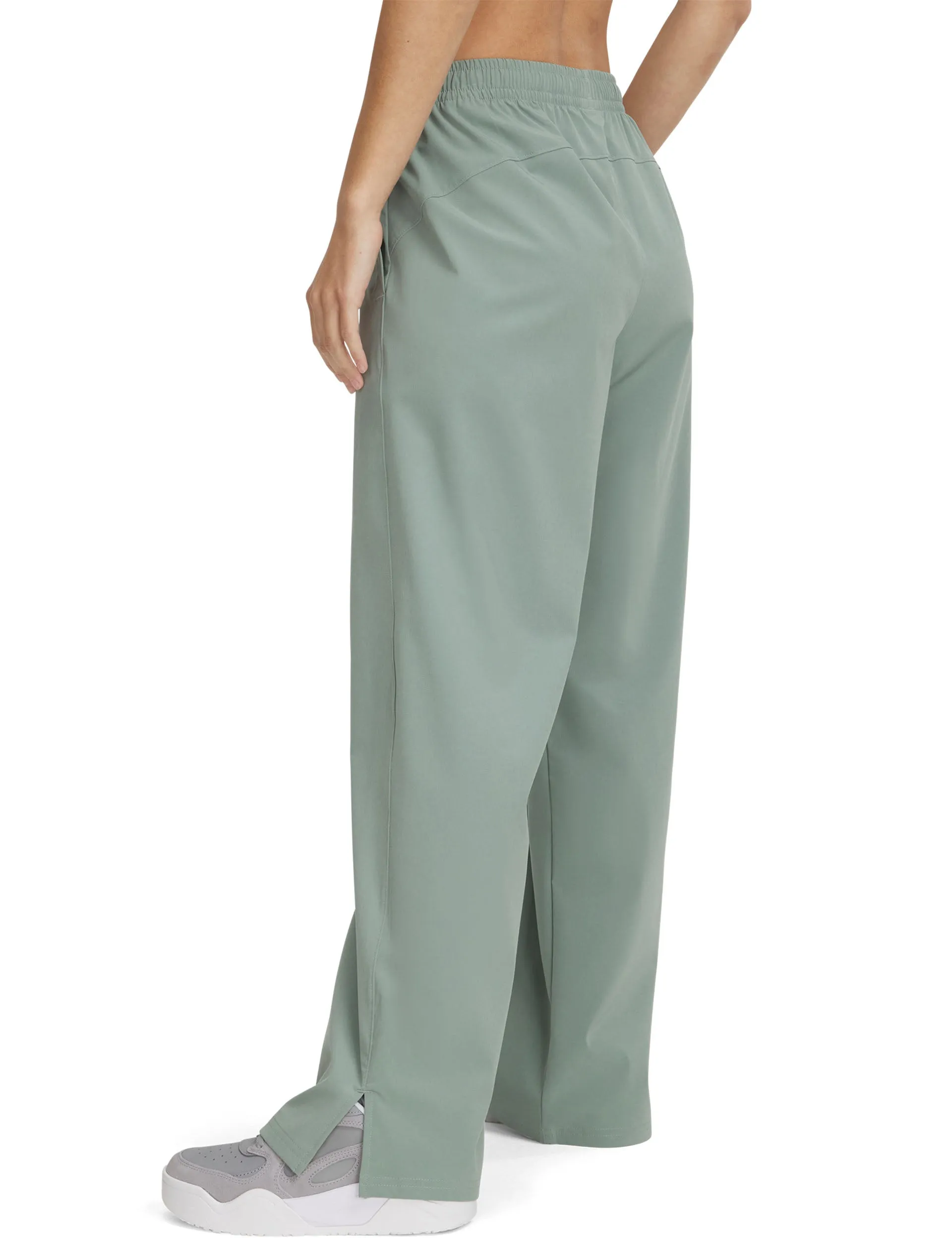 Rival Wide Leg Pants - Silica Green/White