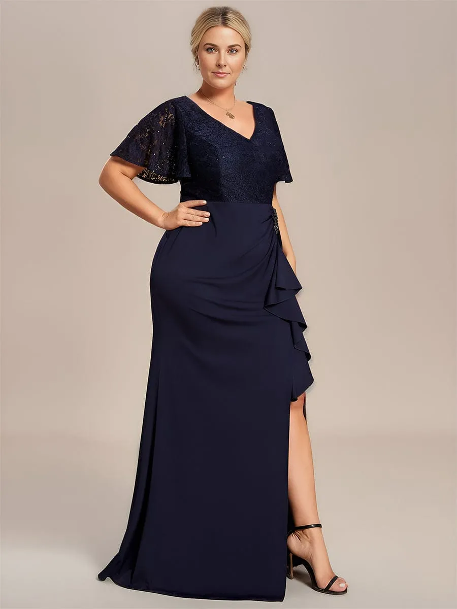 Roycebridal Ophelia plus size mother of bride dress in burgundy size 22 Express NZ wide