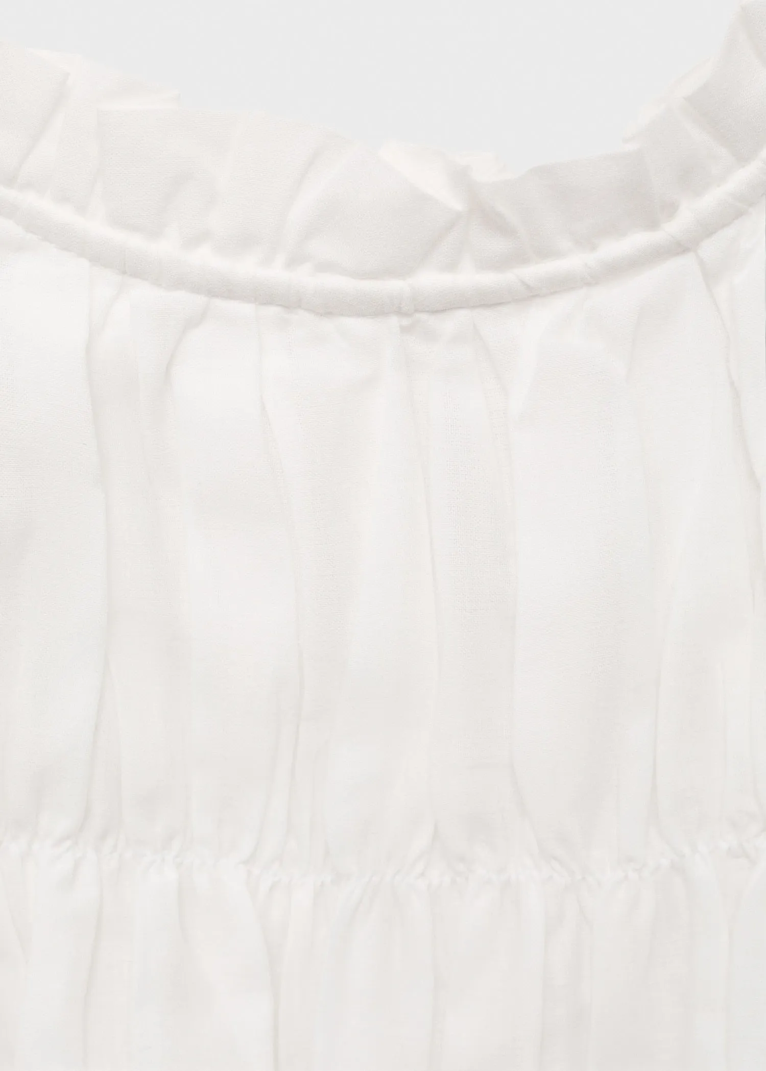 Ruched halter top