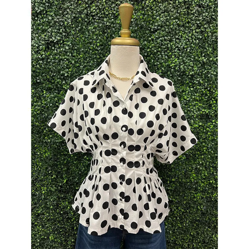 Ryla Polka Dot Top
