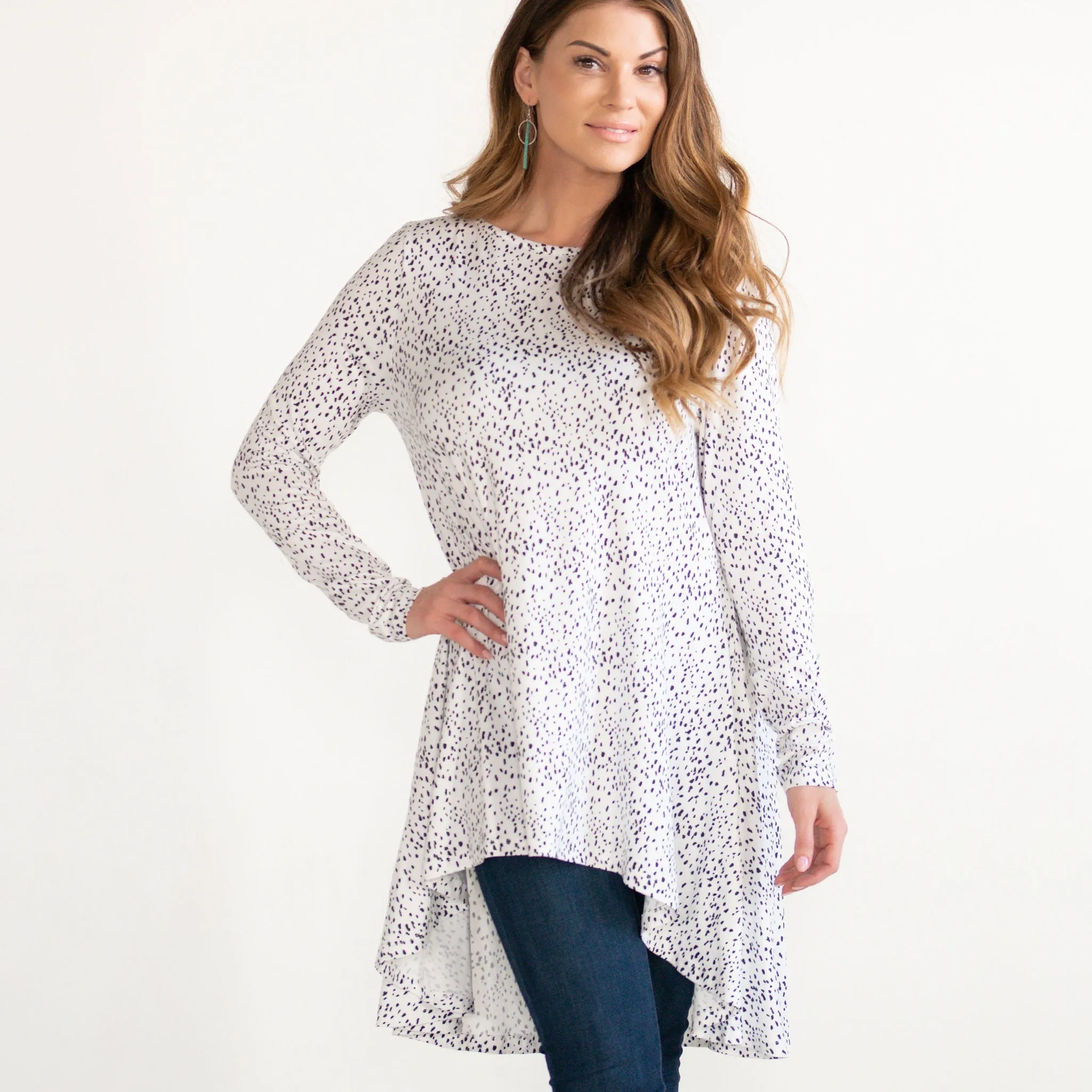 Sadie High Low Top