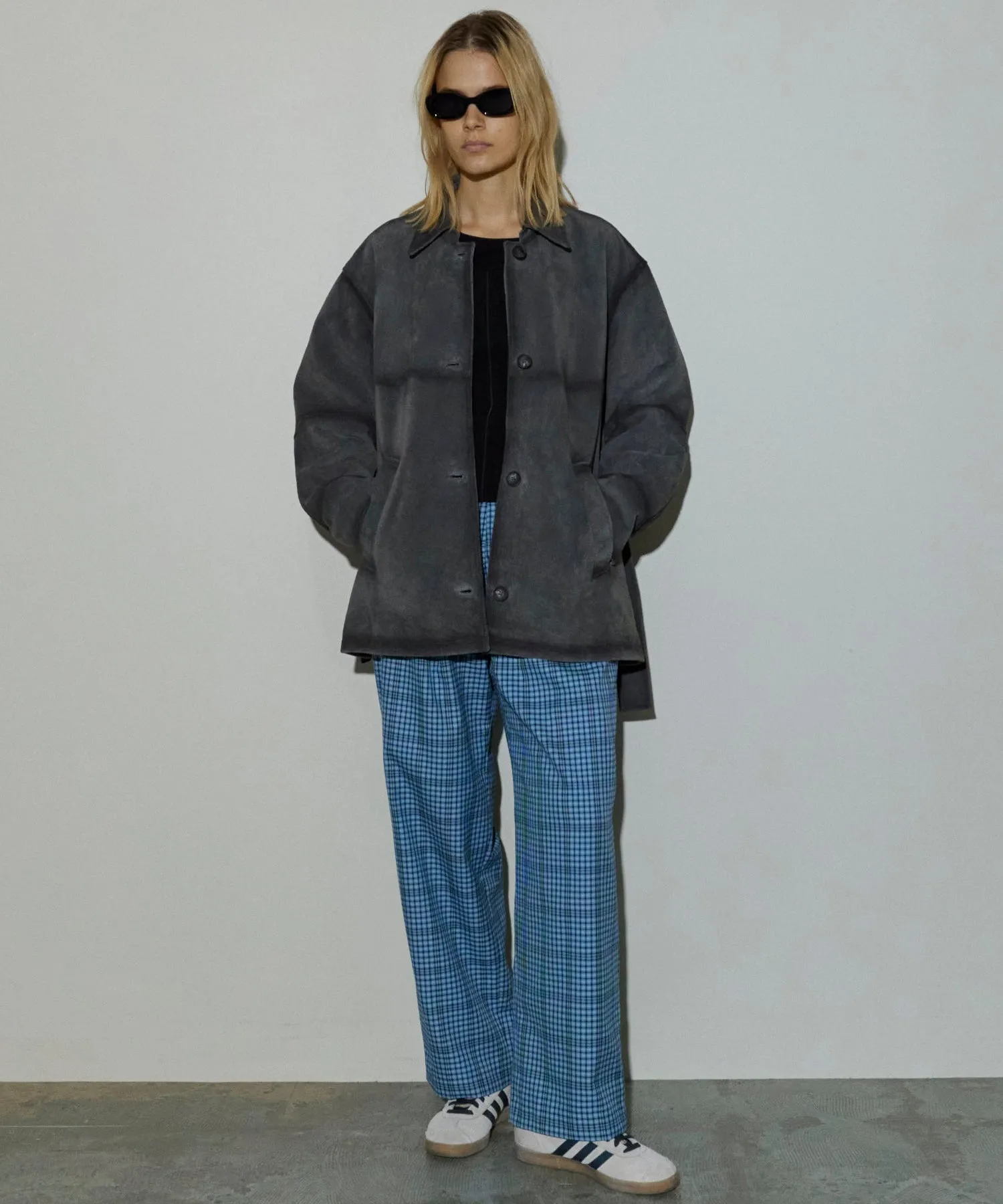 【SALE】2way Waist Checkered Pants