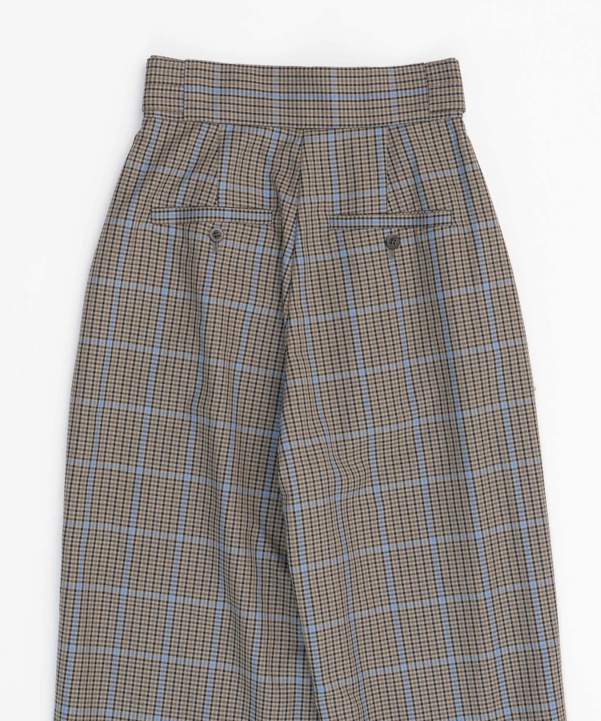 【SALE】2way Waist Checkered Pants