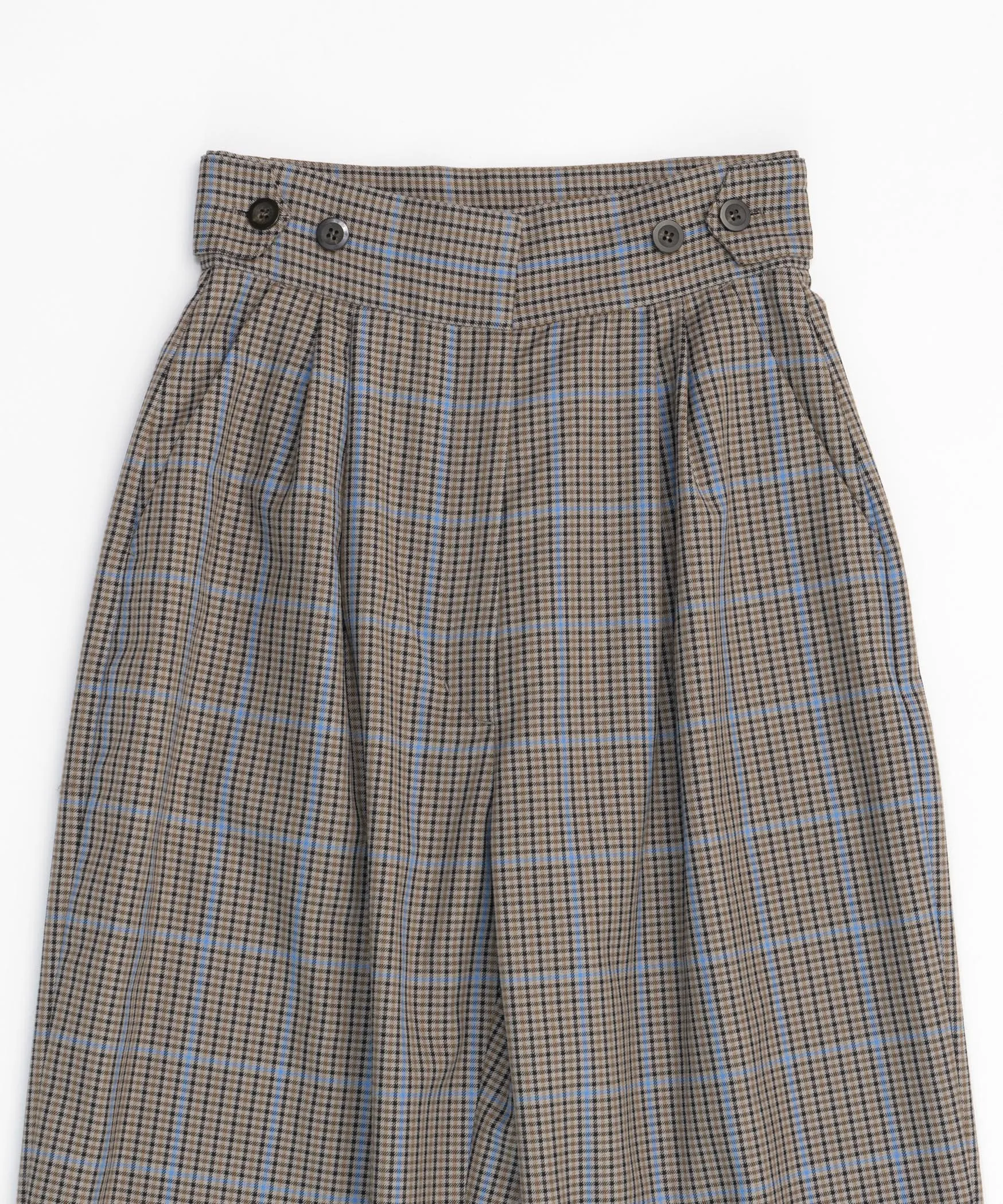 【SALE】2way Waist Checkered Pants