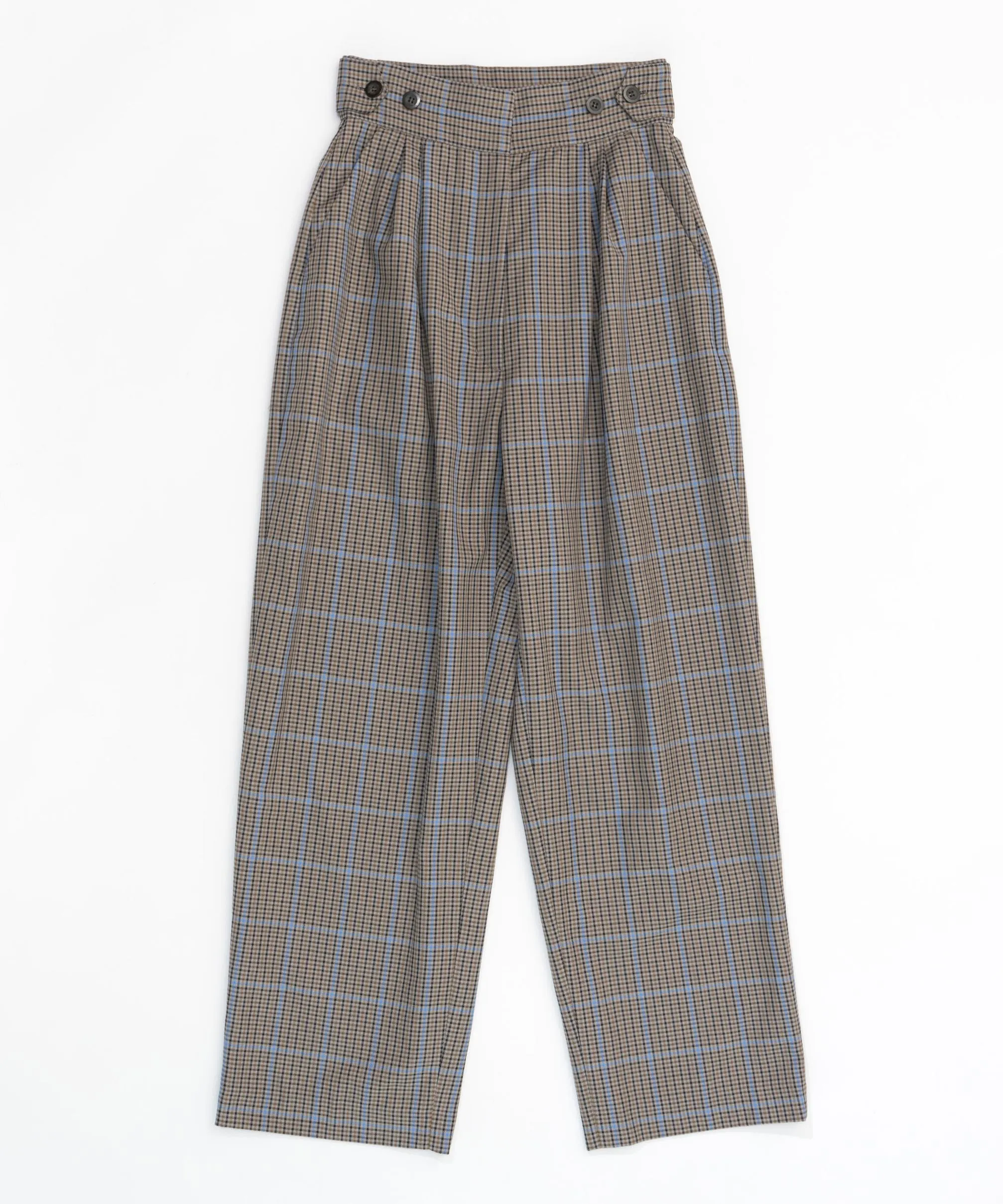 【SALE】2way Waist Checkered Pants
